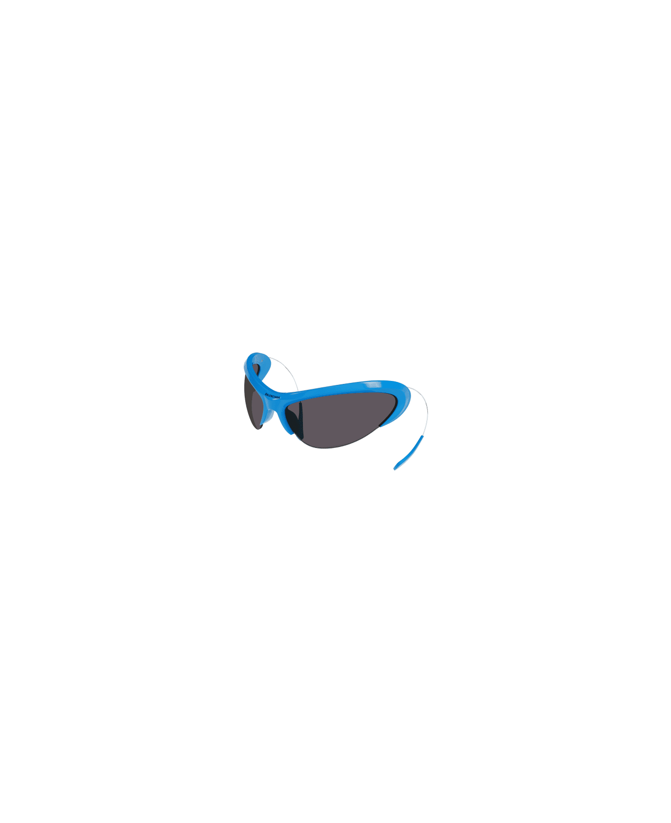 Balenciaga Eyewear BB0232S Sunglasses - Light Blue Silver Gre