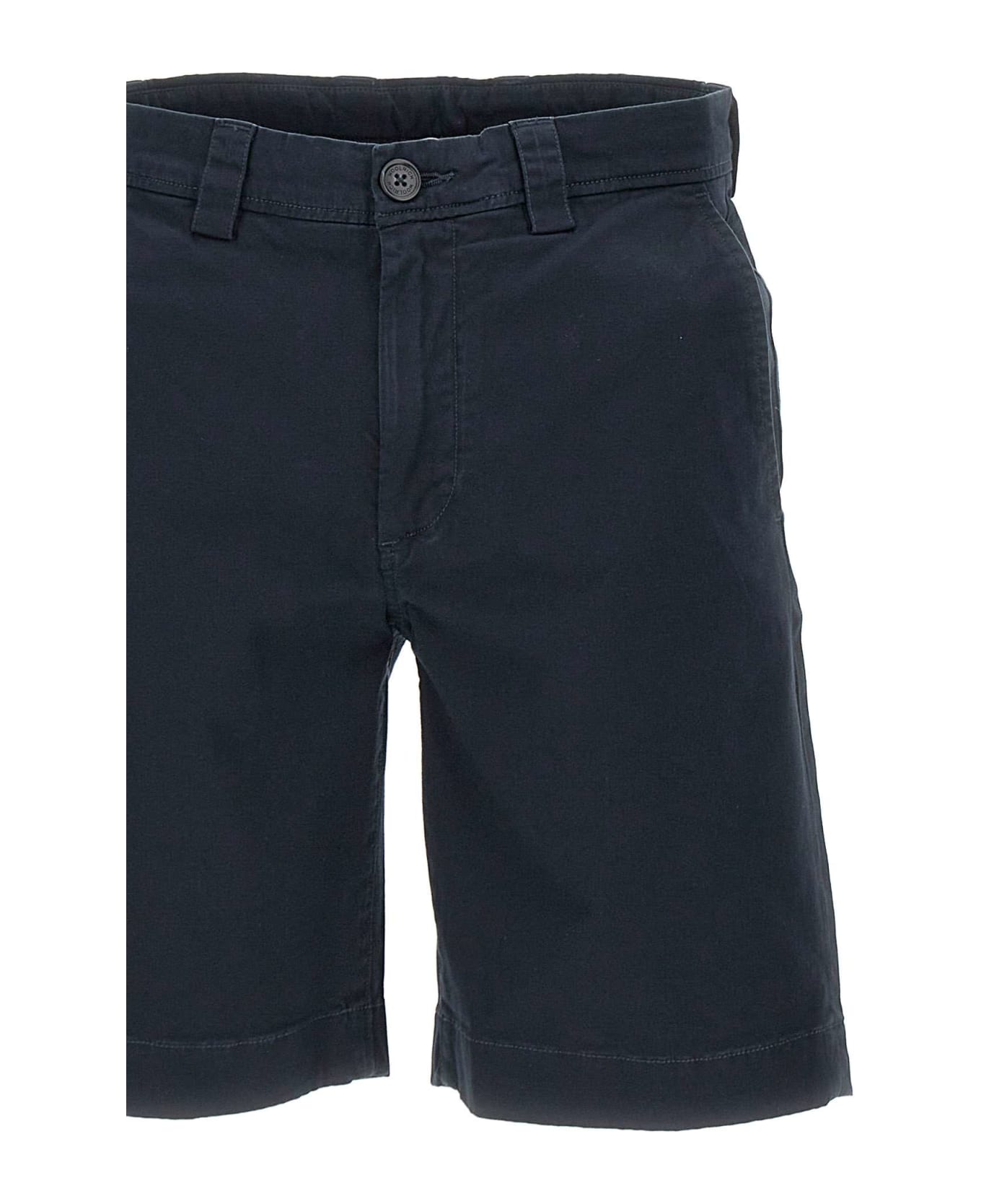Woolrich Cotton 'classic Chino Shorts' - Melton Blue