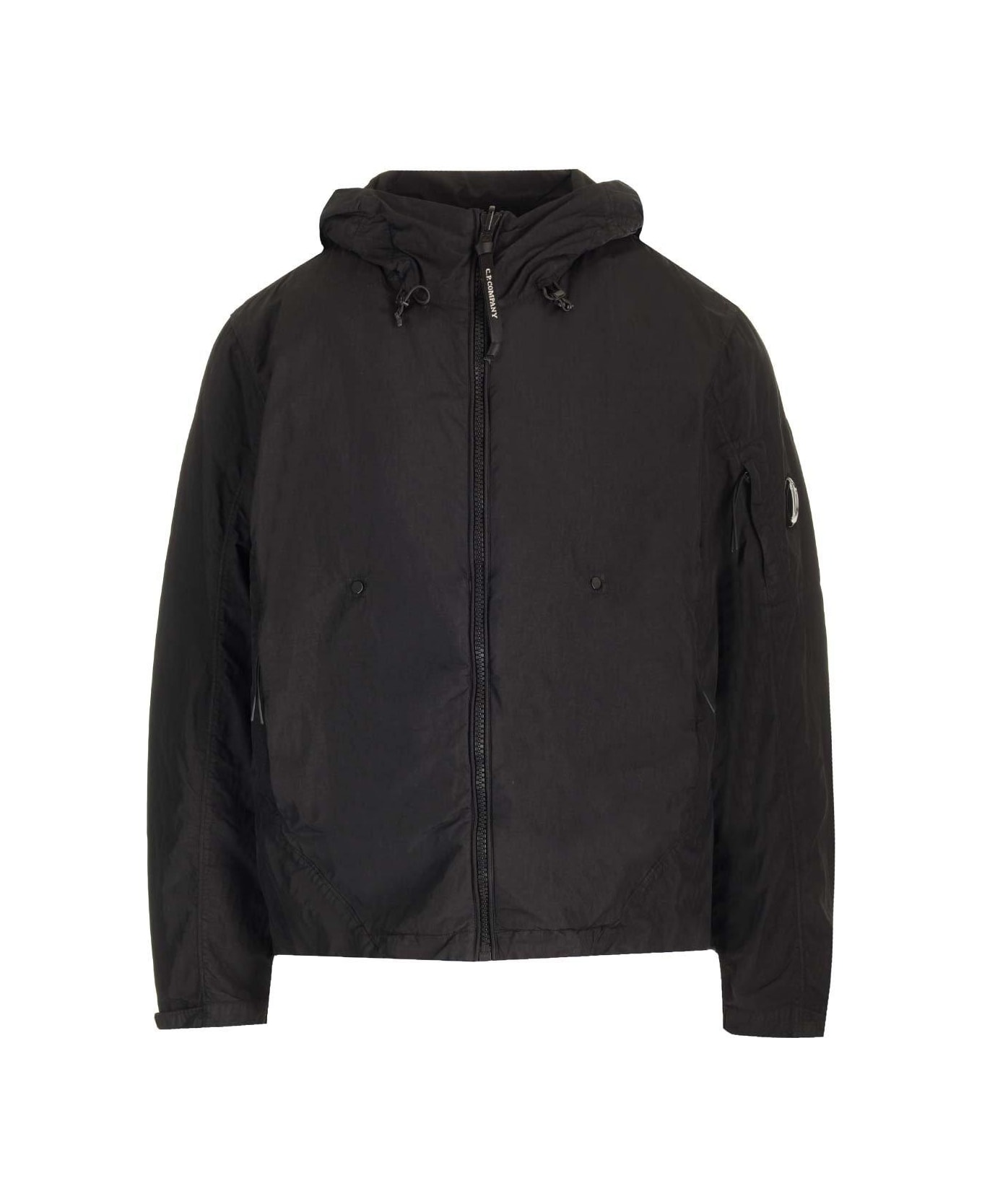 C.P. Company Reversible Hooded Jacket - Black