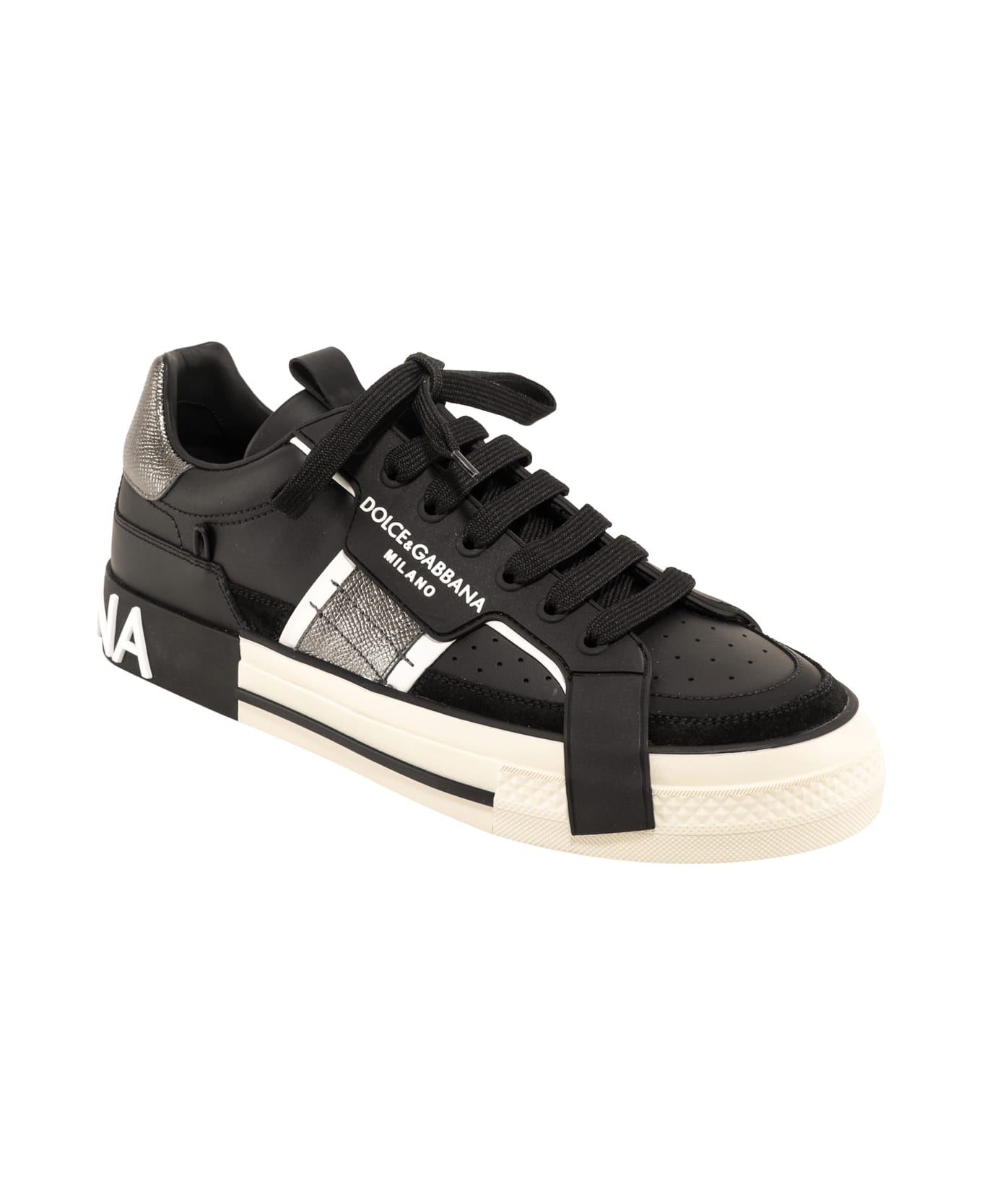 Dolce & Gabbana Custom 2zero Sneakers - Black