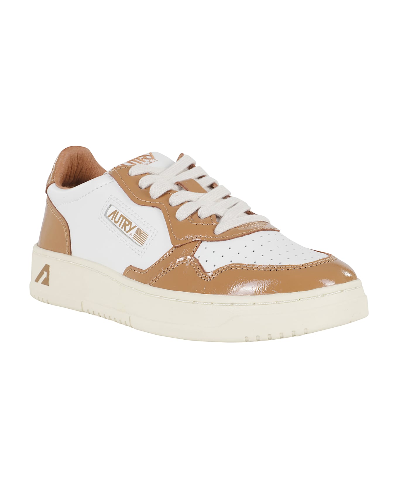 Autry Medalist Low Sneaker - White Brnsug