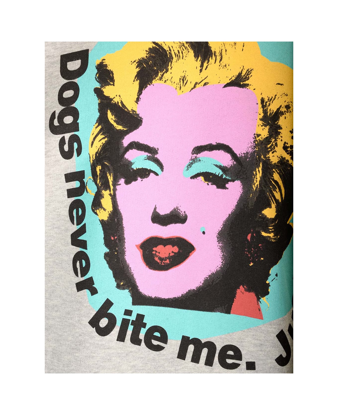 Comme des Garçons Shirt Sweatshirt With Marilyn Monroe Print - GREY