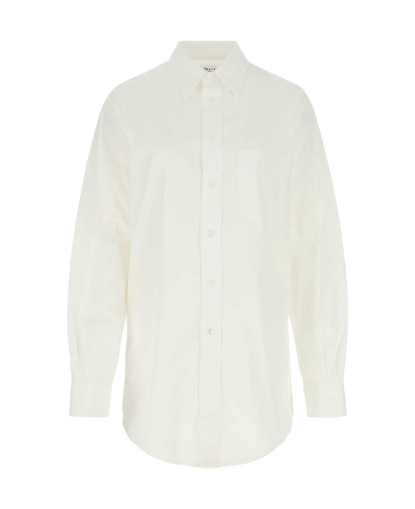 Maison Margiela White Poplin Shirt - 100 シャツ