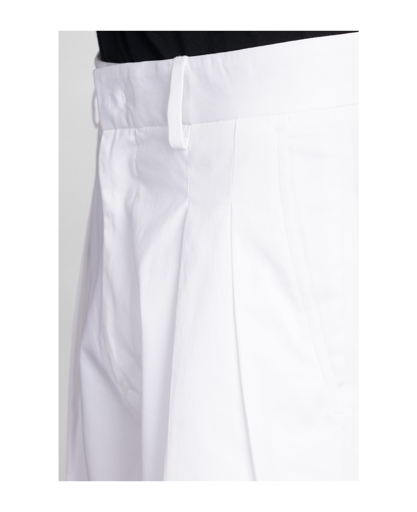 Low Brand Miami Shorts In White Cotton - white ショートパンツ