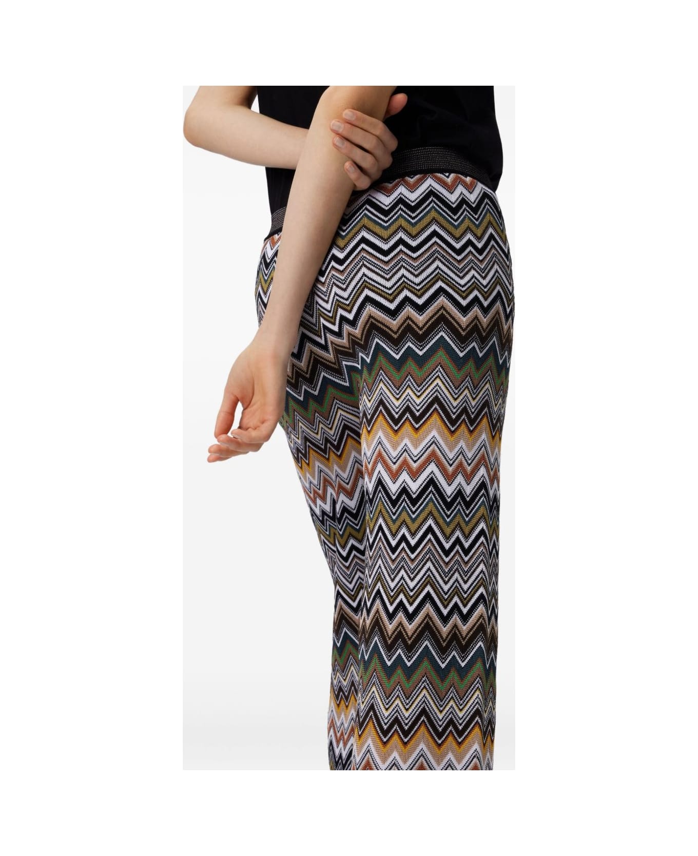Missoni Wool Blend Trousers - Brown