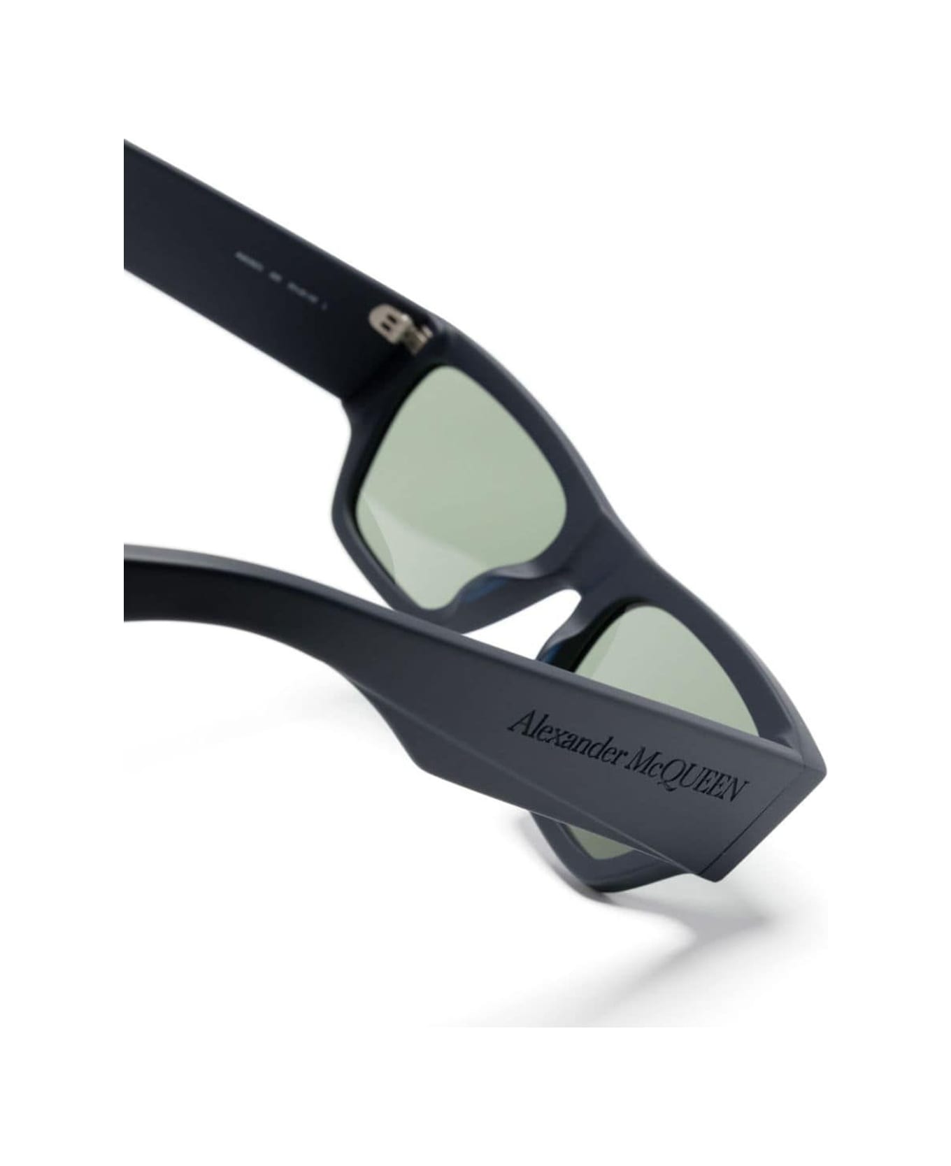 Alexander McQueen Eyewear Mcqueen Angled Sunglasses - Nero サングラス