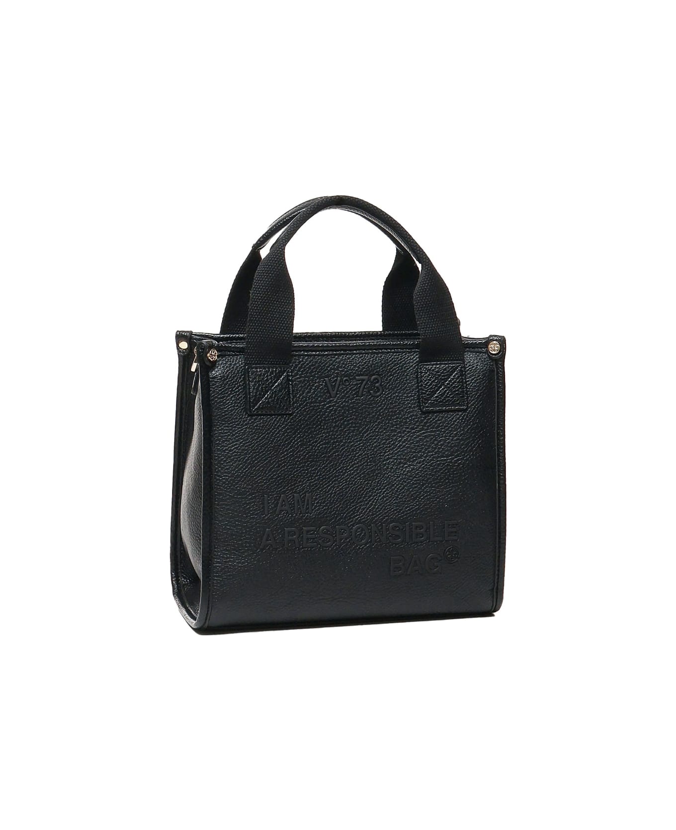 V73 Responsibility Now Shopping Bag - Black