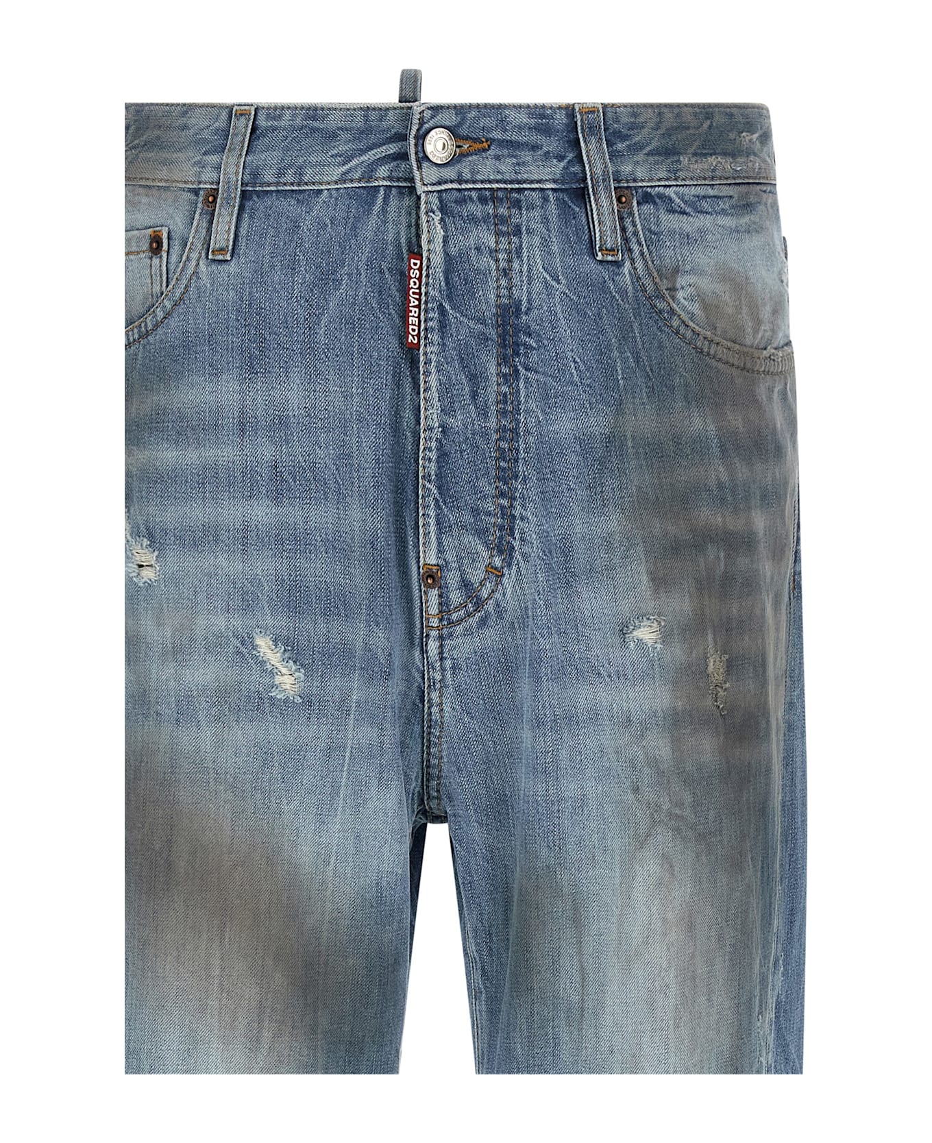 Dsquared2 'loose Twisted' Jeans - Blue