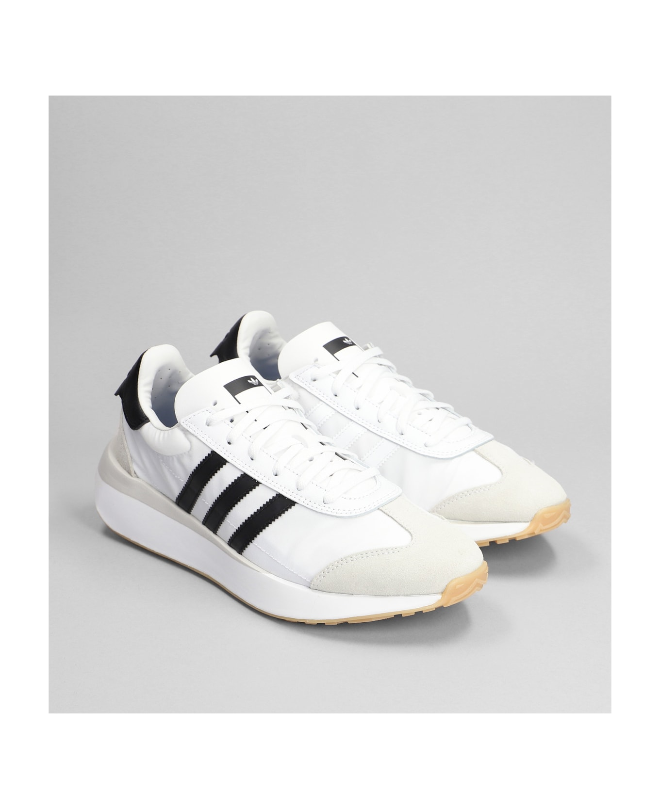 Adidas Originals Country Xlg Sneakers In White Synthetic Fibers - white