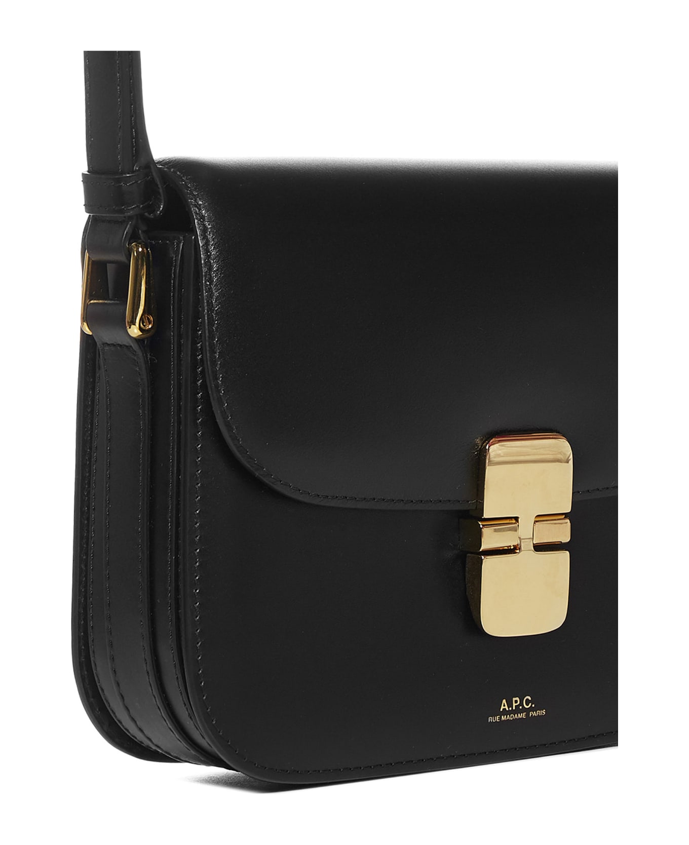 A.P.C. Grace Shoulder Bag - BLACK