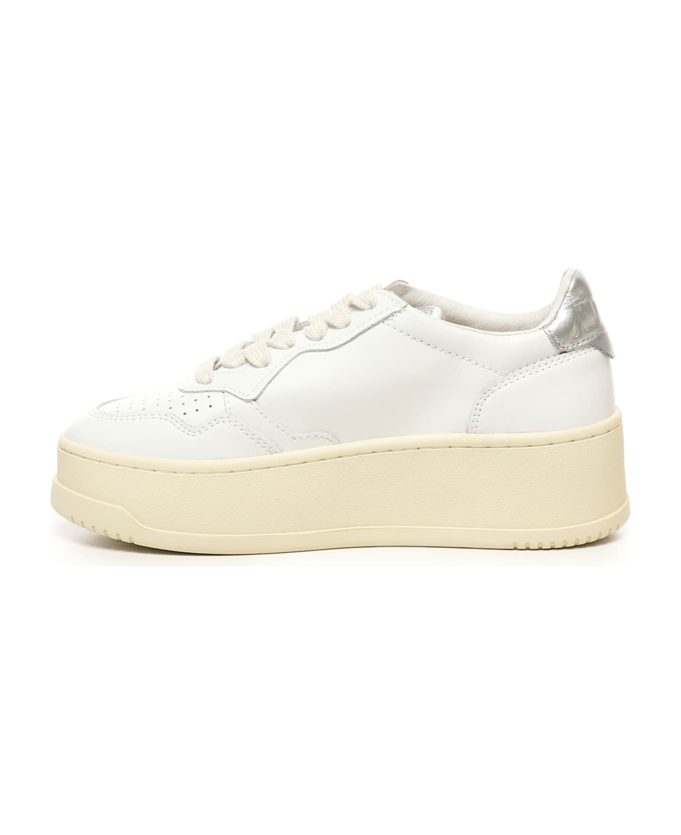 Autry Medalist Platform Sneakers - White