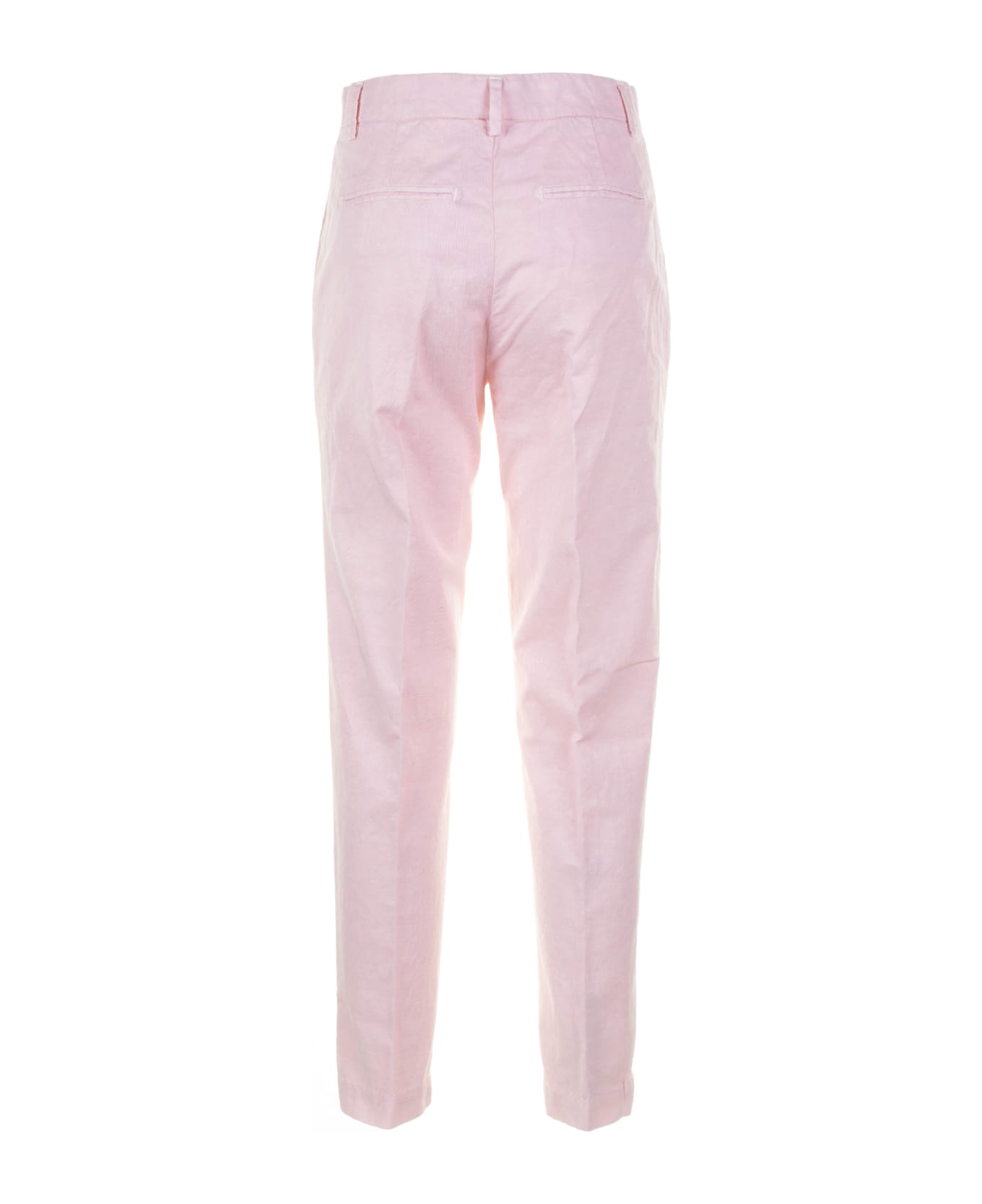 Myths Pink High-waisted Trousers - ROSA