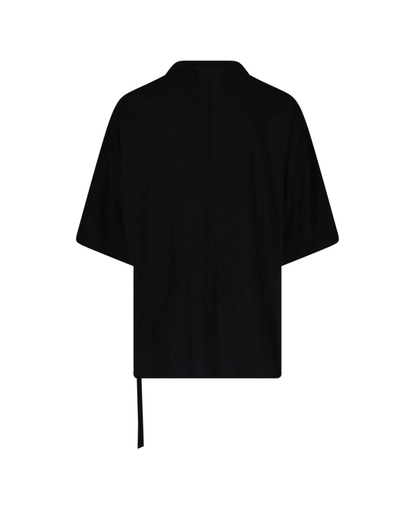 DRKSHDW T-shirt With Lace - BLACK