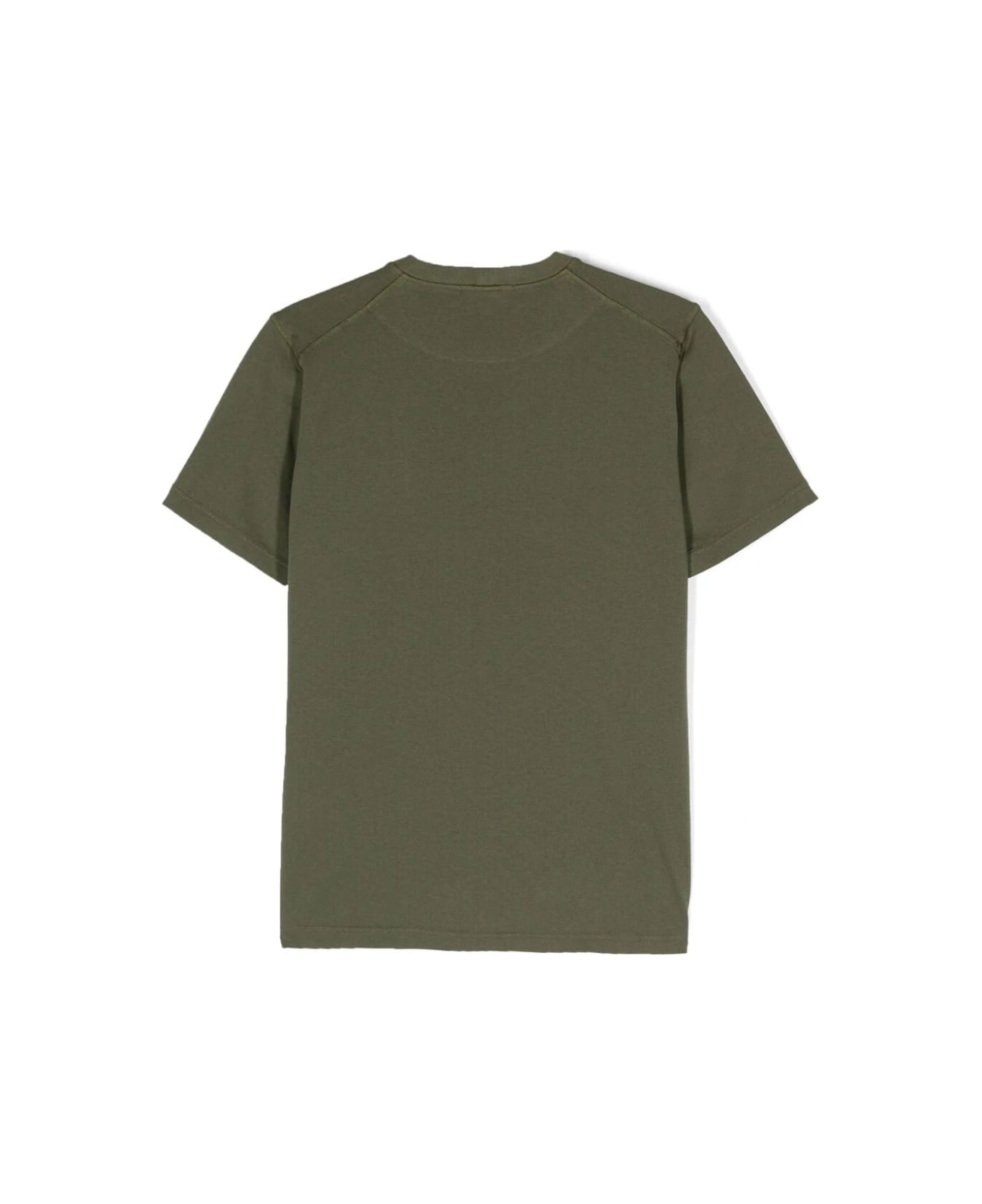 Stone Island Junior T-shirt - Olive Tシャツ＆ポロシャツ