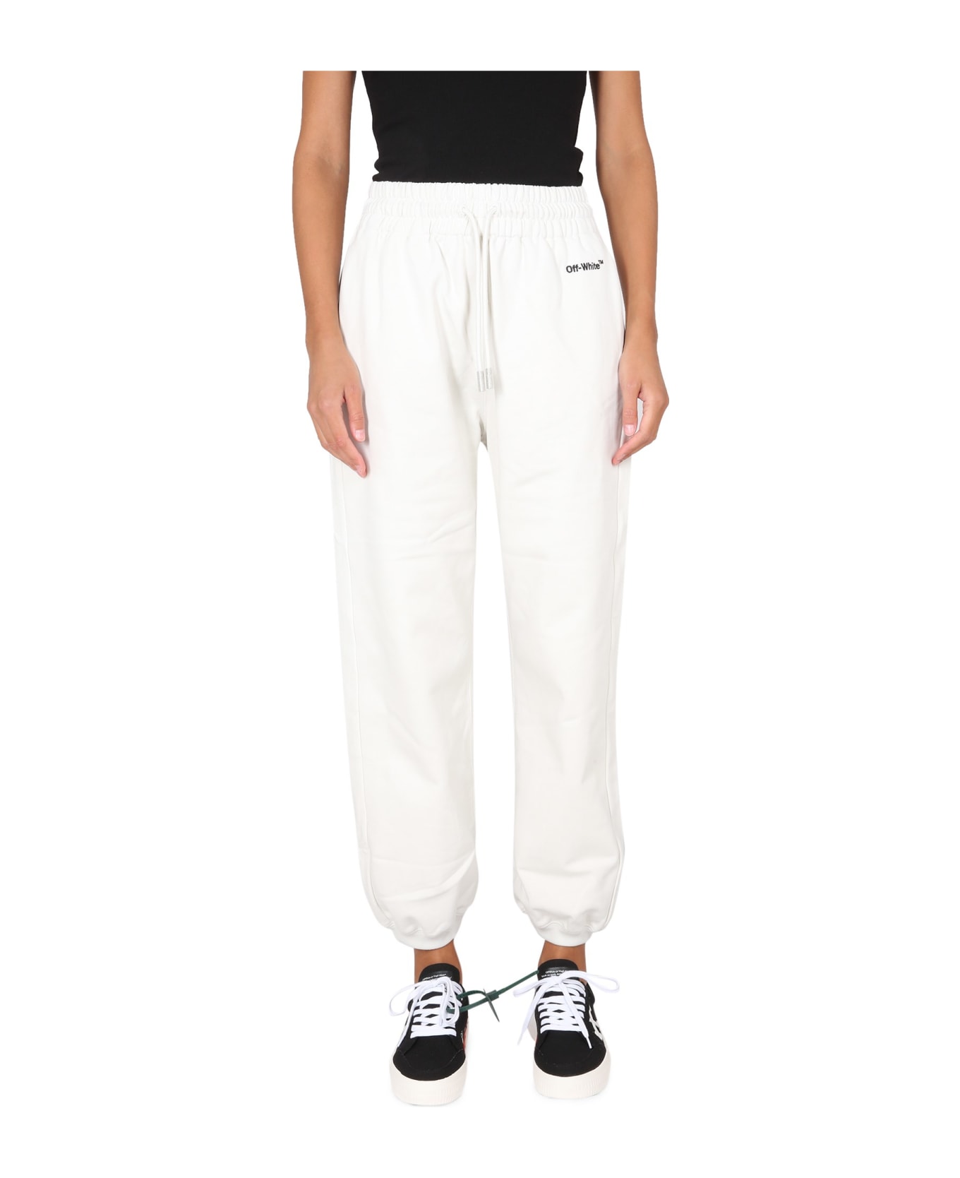 Off-White Jogging Pants With Logo | italist