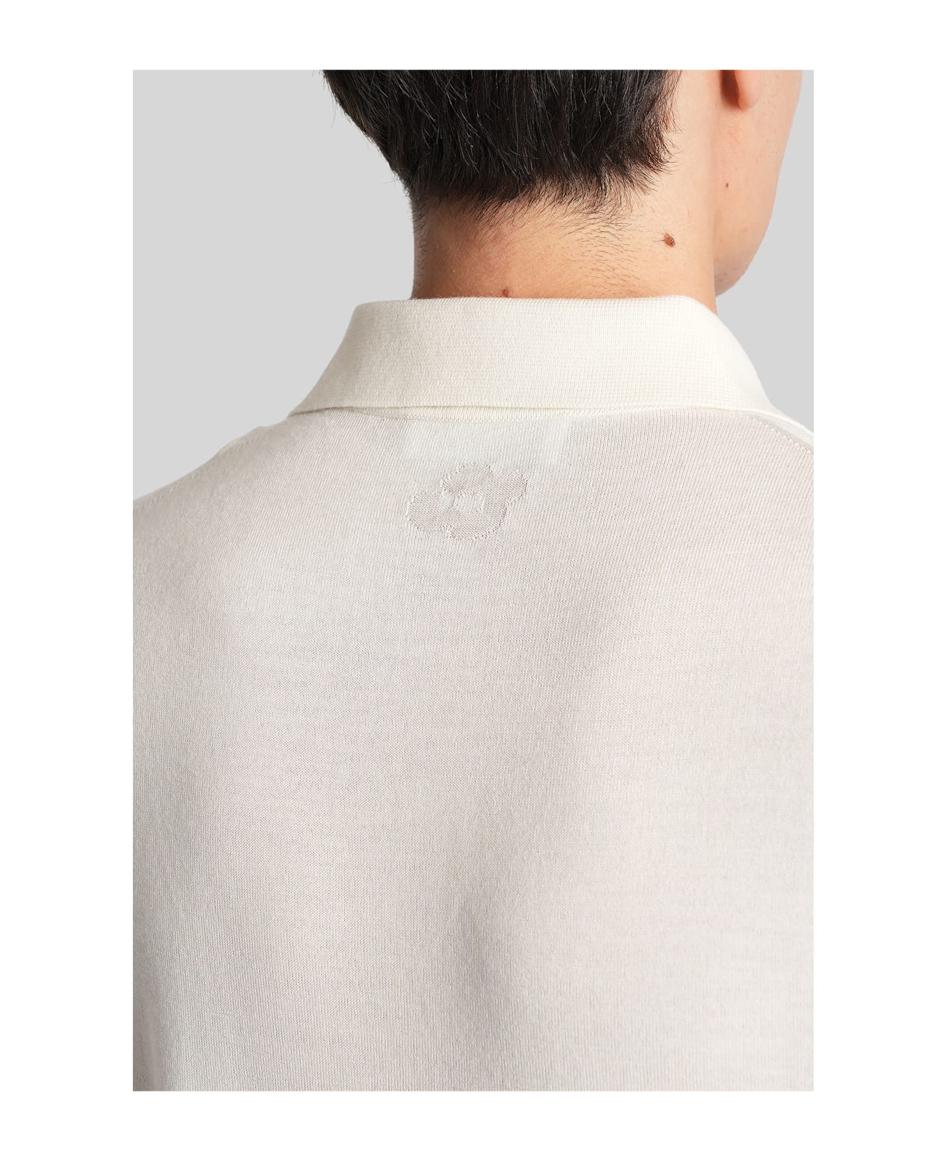 Lardini Polo In Beige Wool - beige