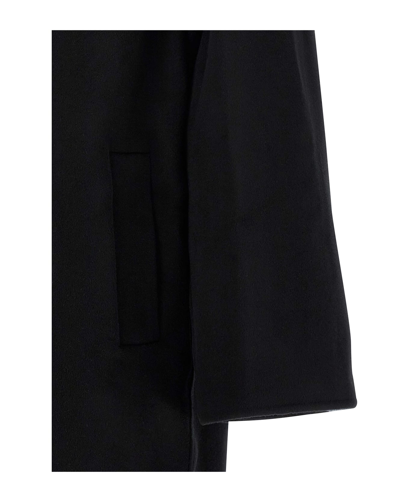 Loulou Studio 'borneo' Coat - BLACK