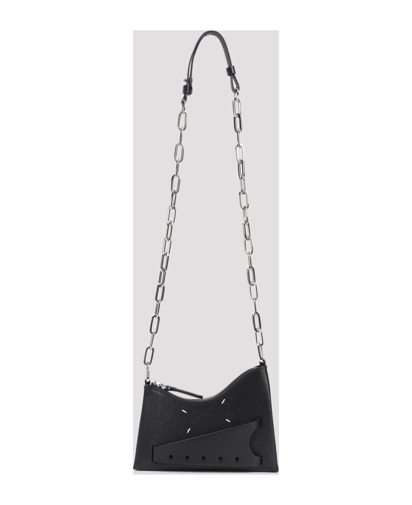 Maison Margiela Snatched Micro Hobo Bag - Black