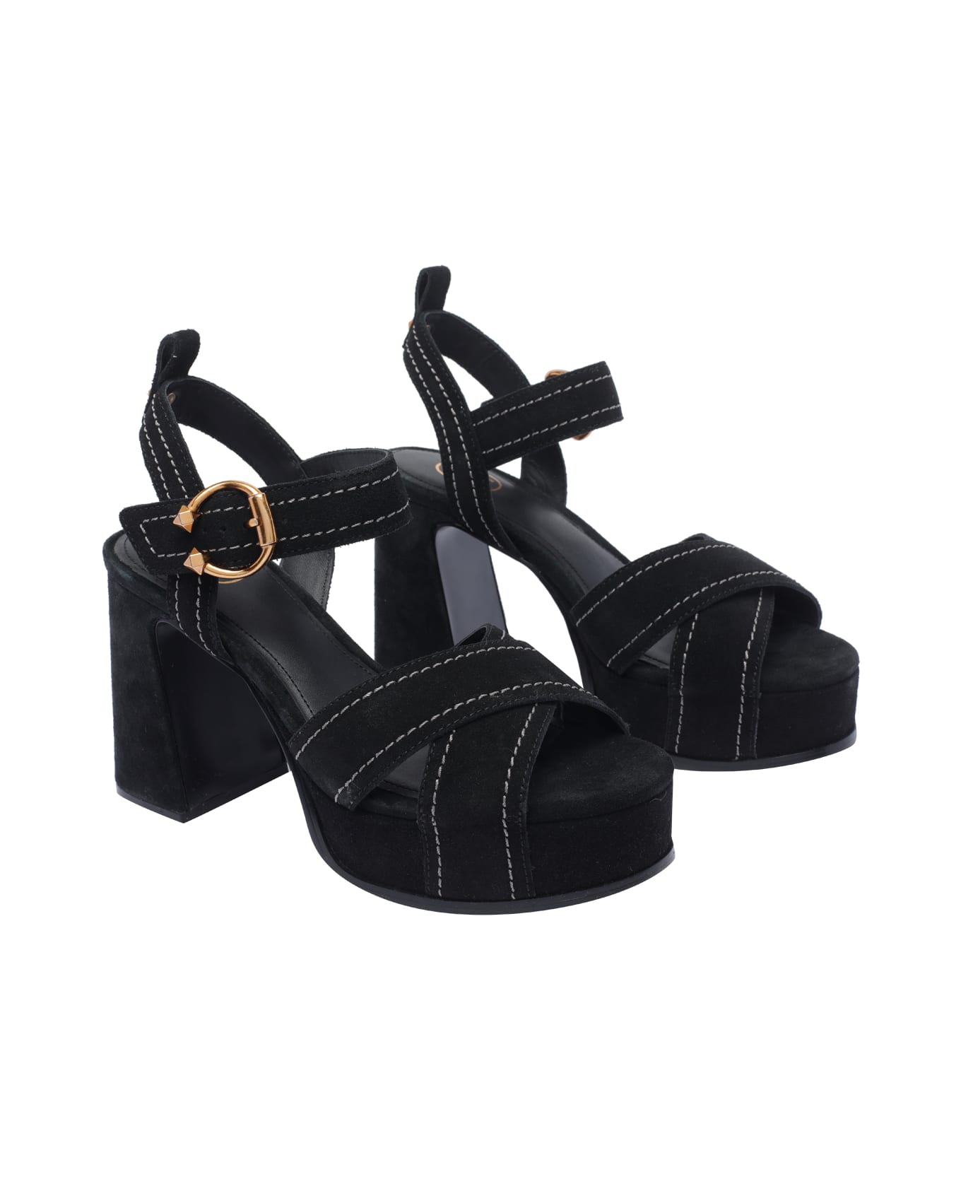 Ash Melany Sandals - Black