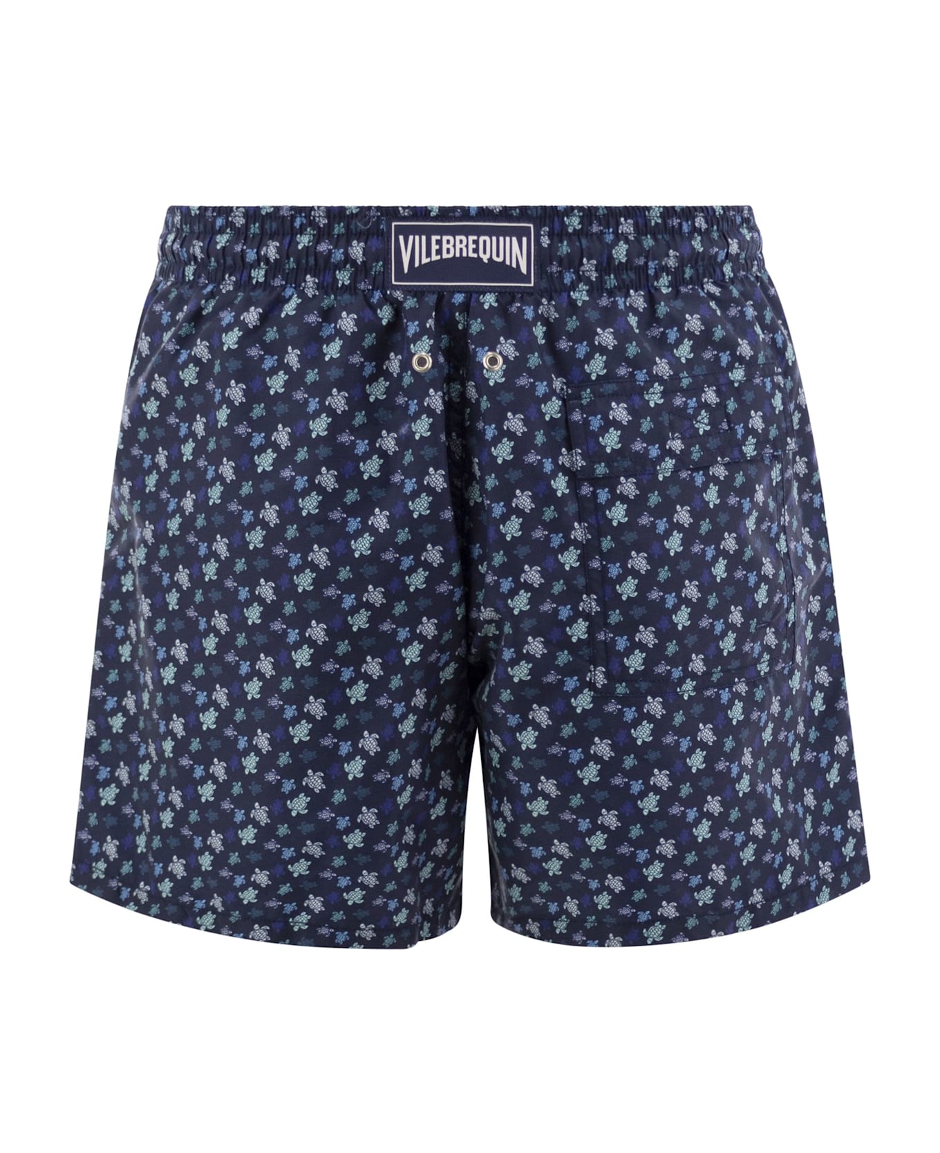 Vilebrequin Moorea - Patterned Beach Shorts - Blue