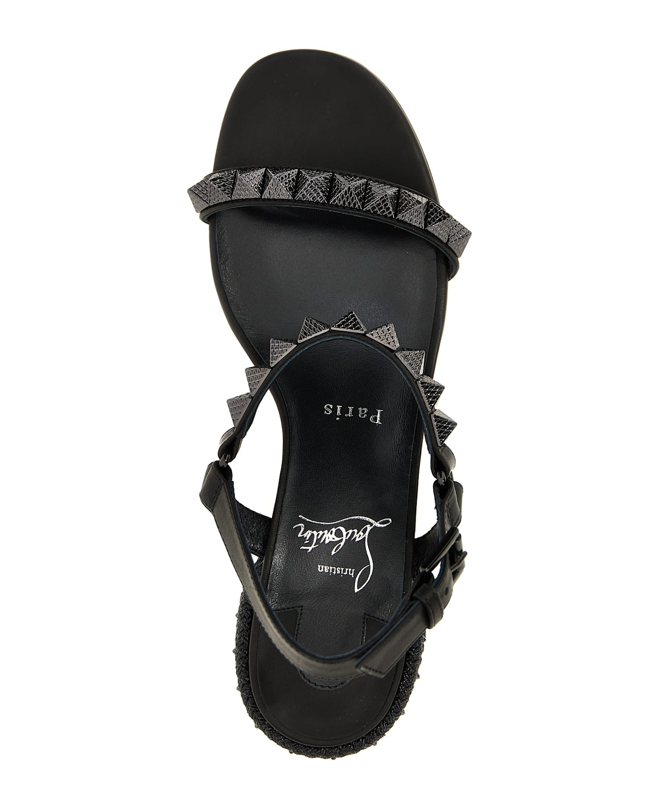 Christian Louboutin 'pyrasand' Sandals - Black  