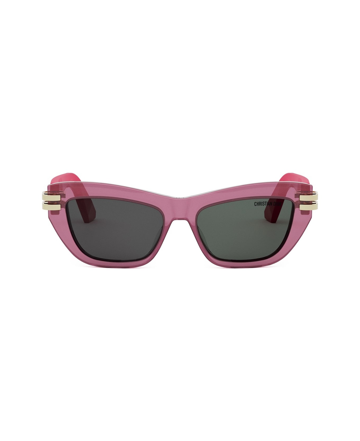 Dior Eyewear Cdior B2u 73a0 Rosa Trasparente Lucido Sunglasses - Rosa