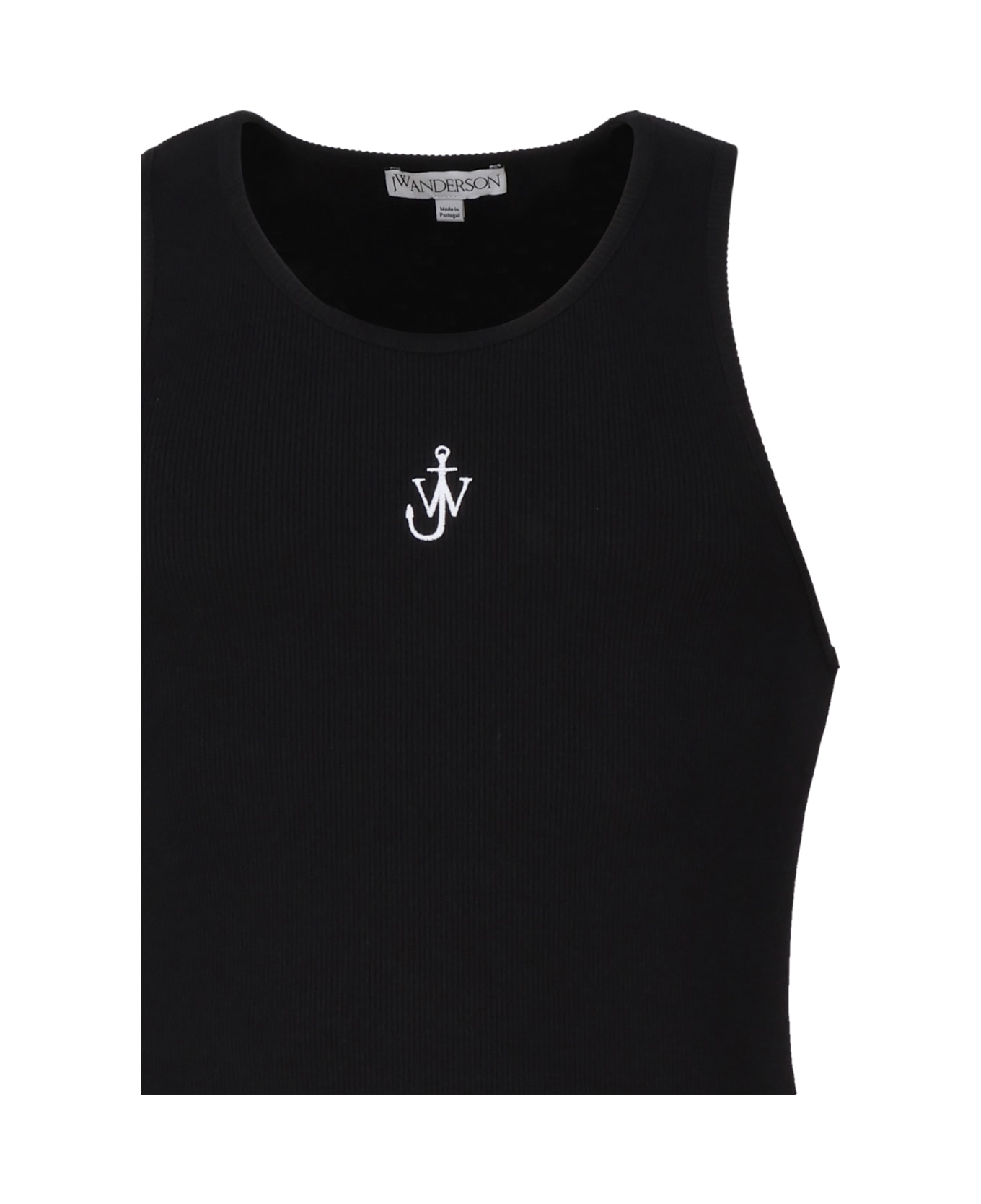 J.W. Anderson Anchor Tank Top With Embroidery - Black