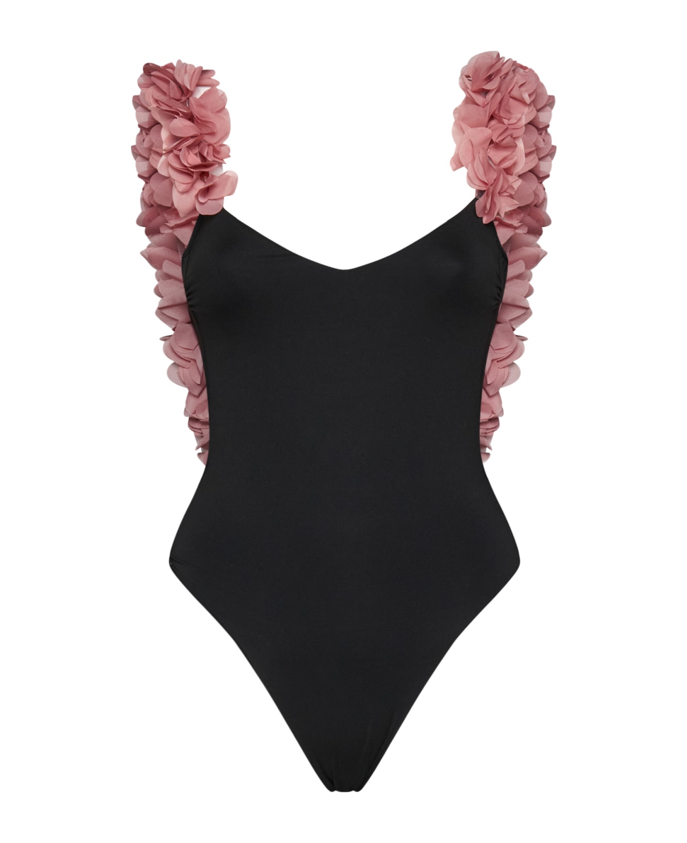 La Reveche Swimwear - Black/pink