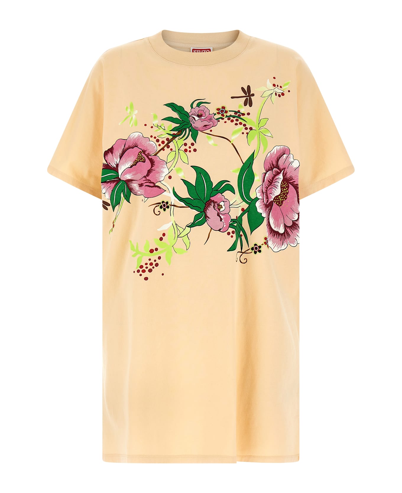 Kenzo 
peonies Kimono
 Dress - Pink