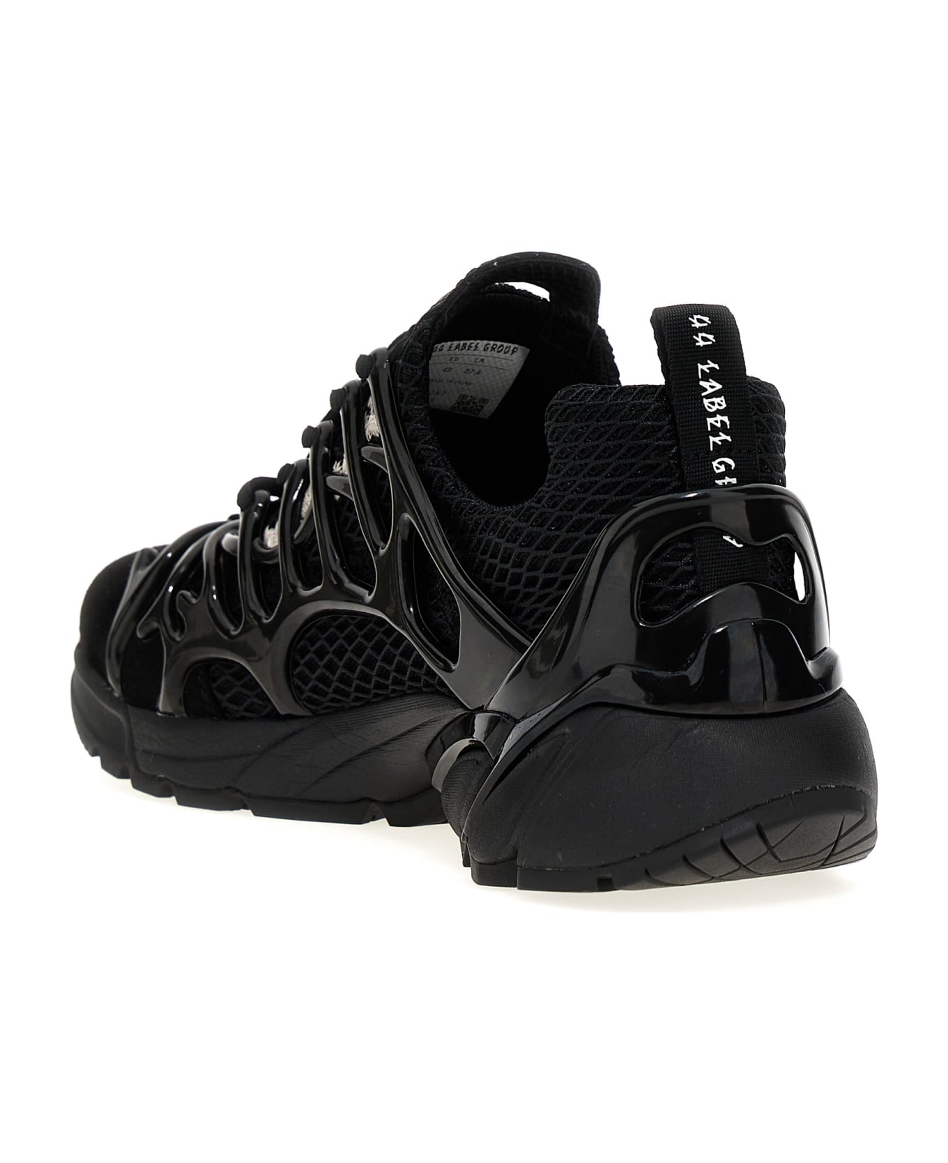 44 Label Group Tech Nylon Sneakers - Black   スニーカー