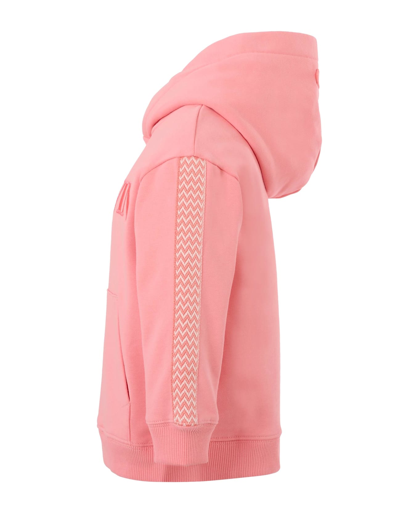 Lanvin Pink Sweatshirt For Girl With Logo - Pink