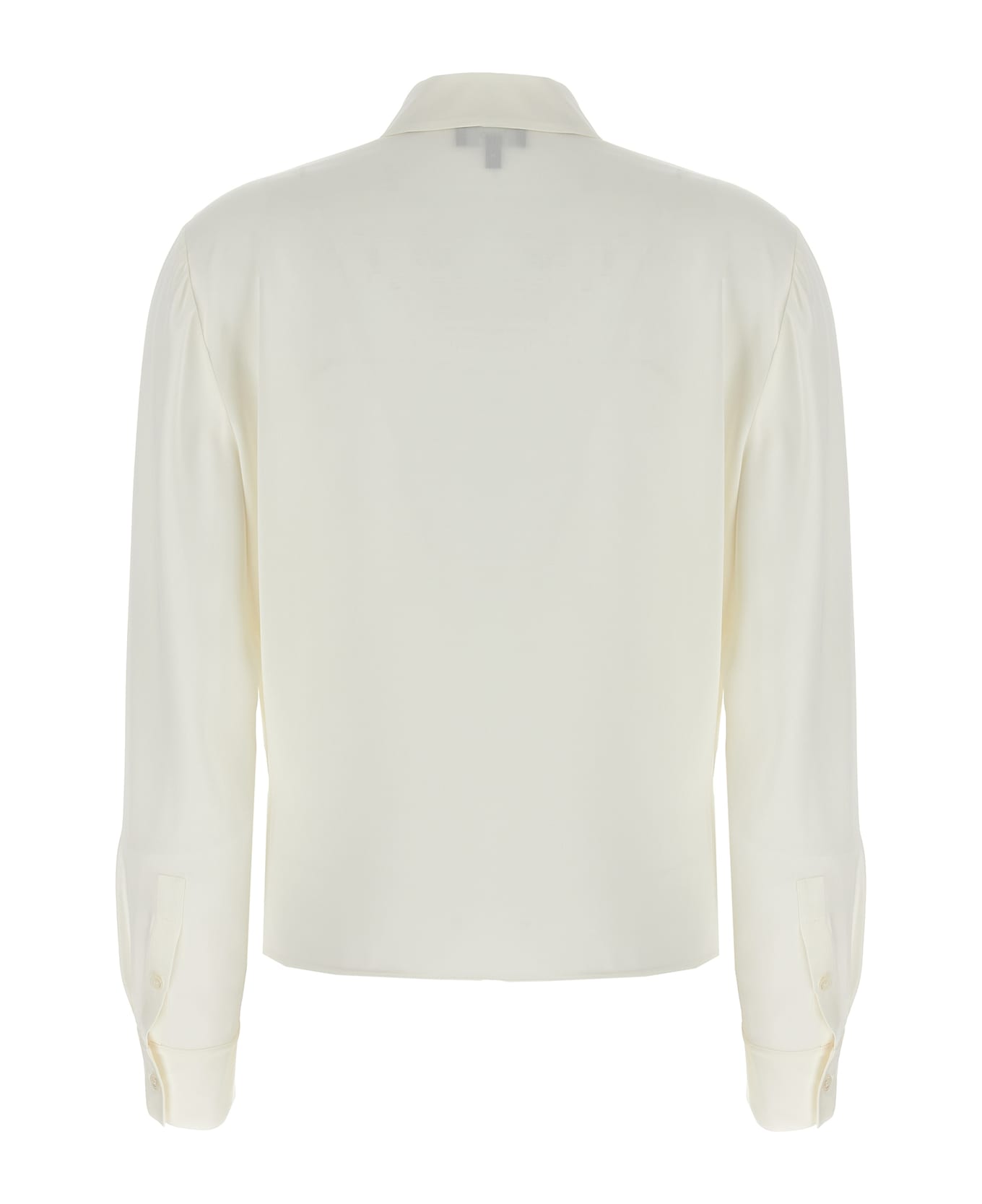 Theory 
pk Label Wrap
 Blouse - Ivory