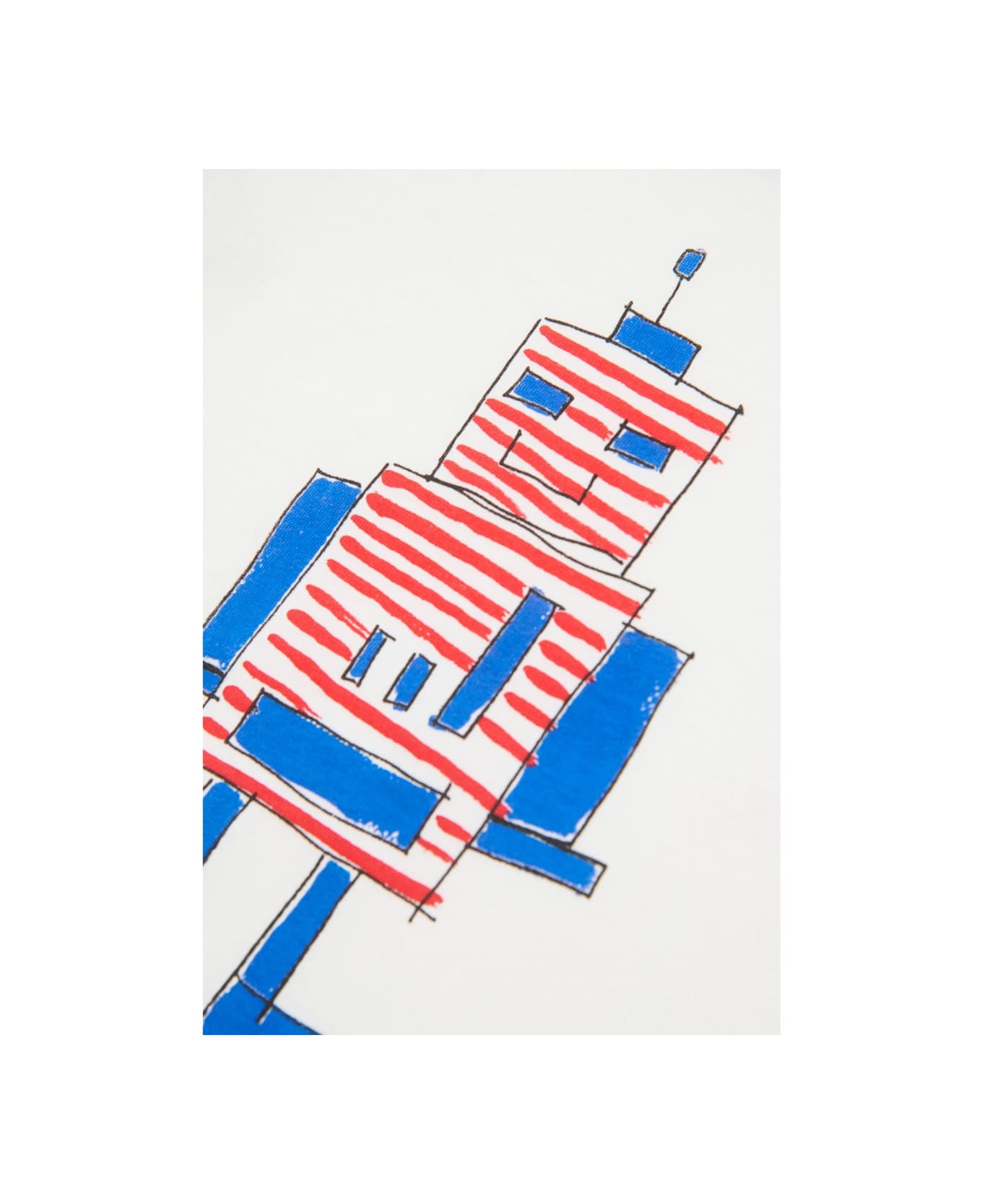 Marni T-shirt With "robot" Logo - MULTICOLOUR