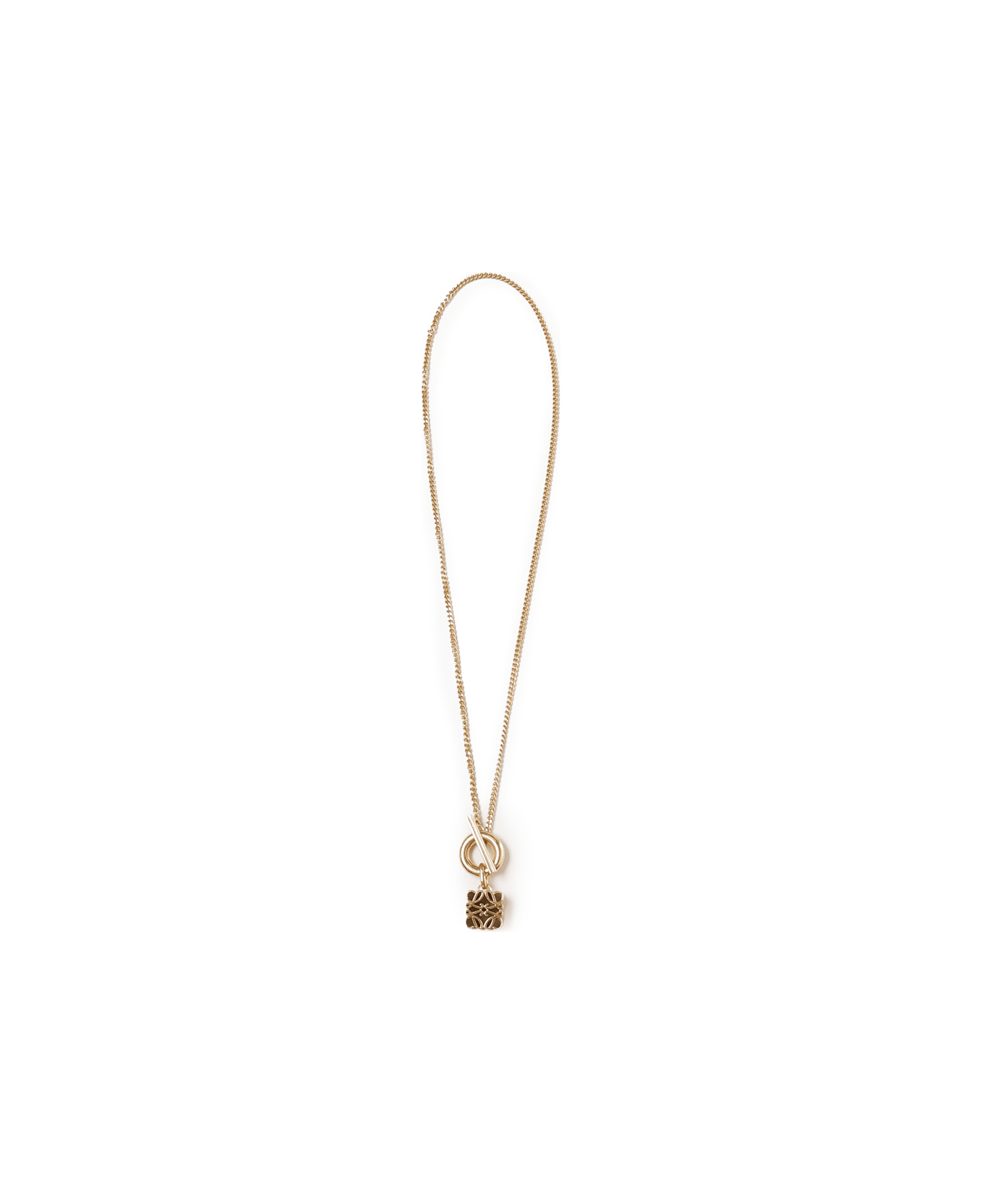 Loewe Anagram Pendant Necklace - Gold ネックレス