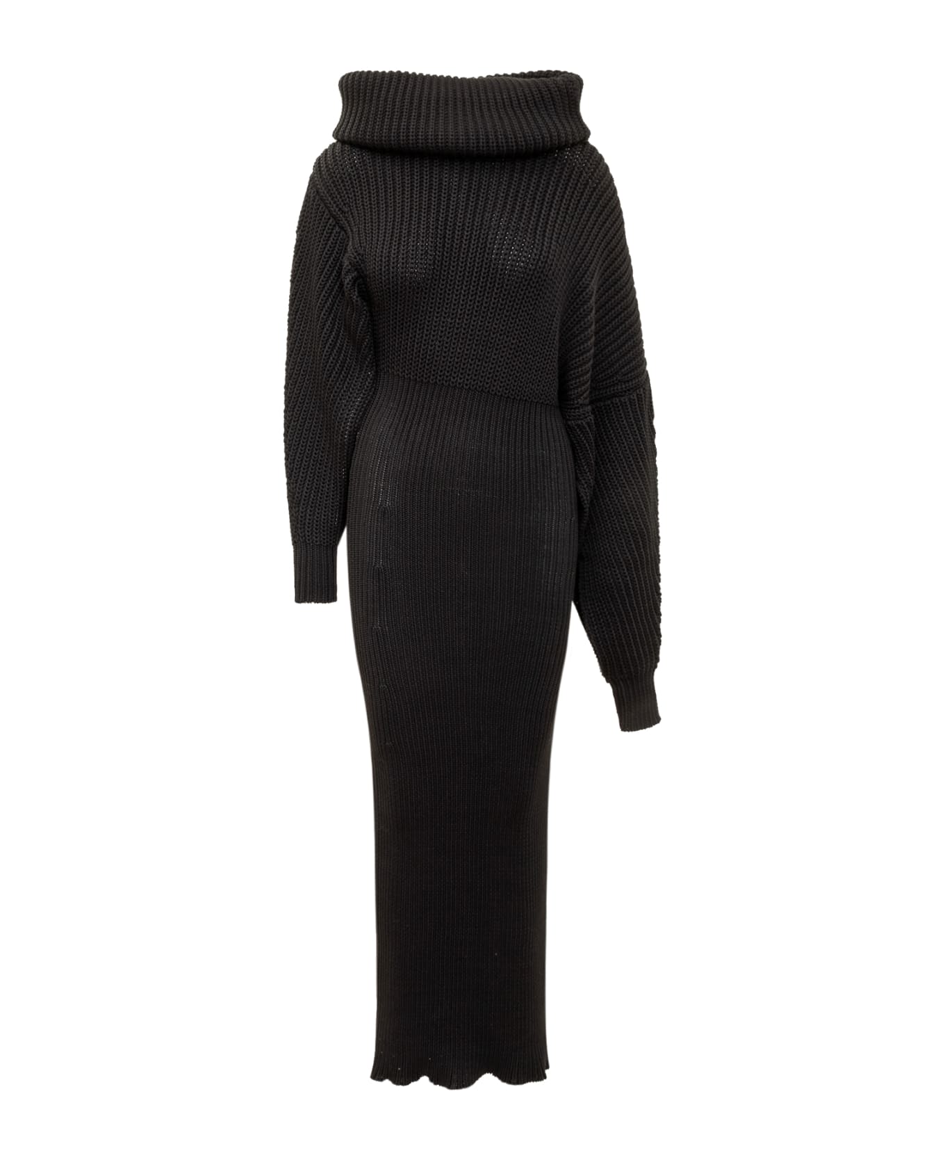A.W.A.K.E. Mode Knit Maxi Dress - BLACK ワンピース＆ドレス