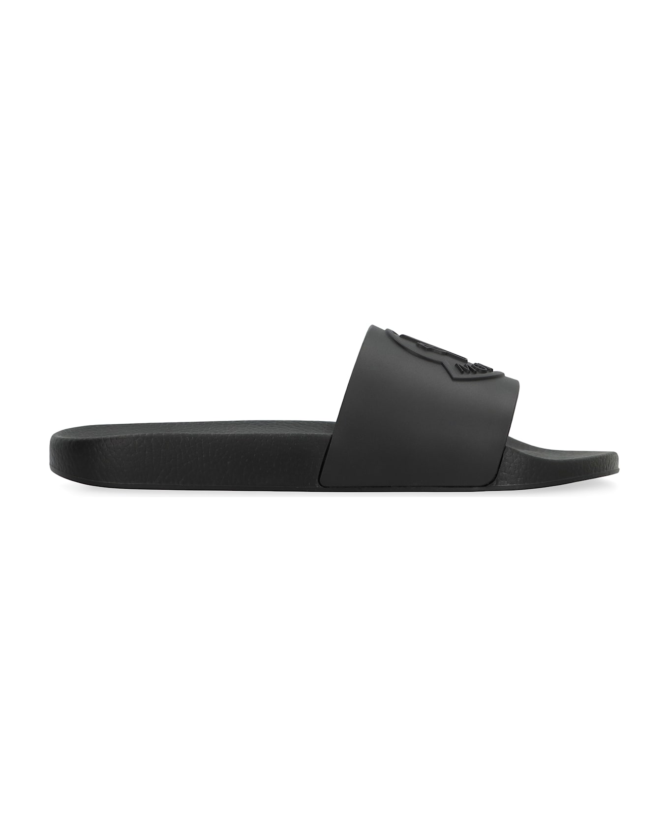 Moncler Basile Rubber Slides - black