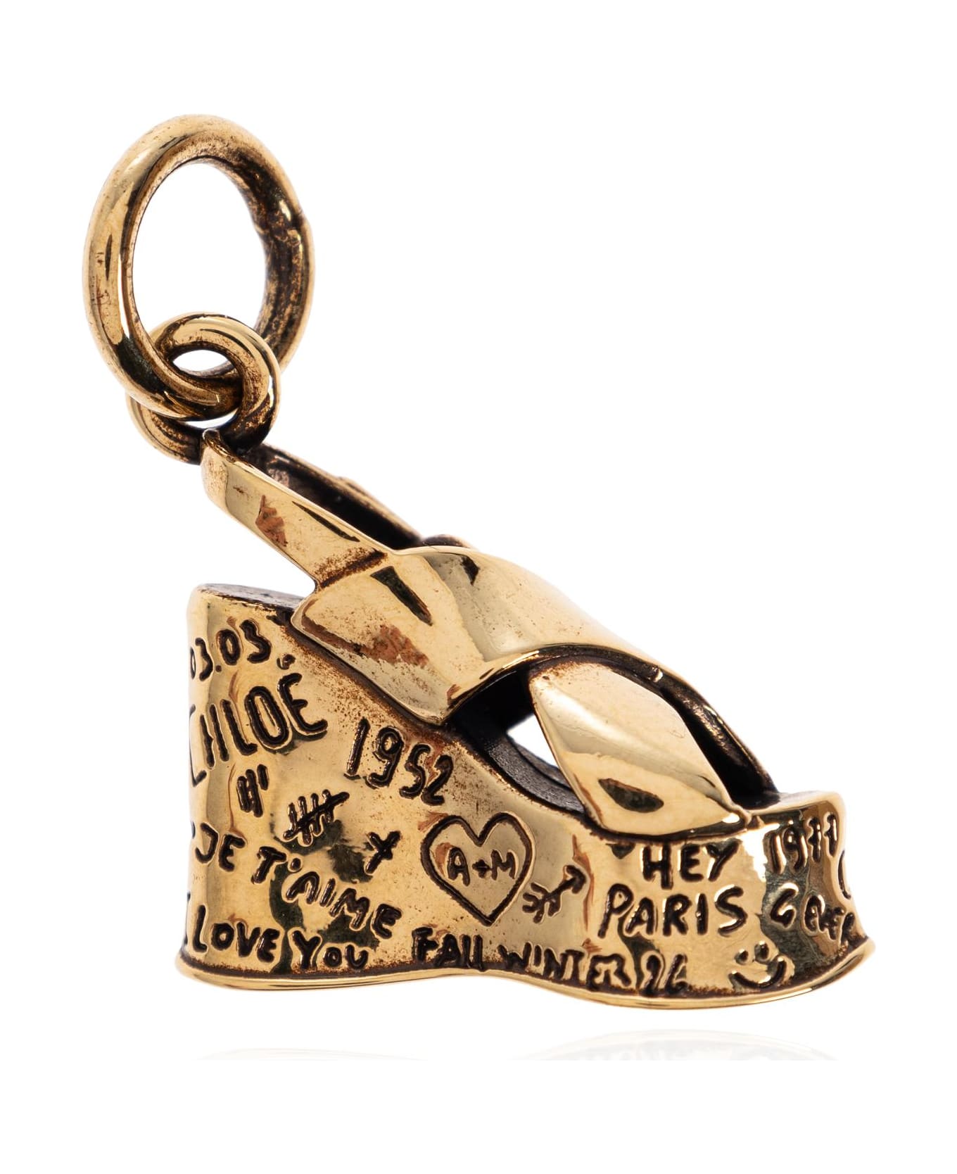 Chloé Shoe-shaped Pendant - GOLD