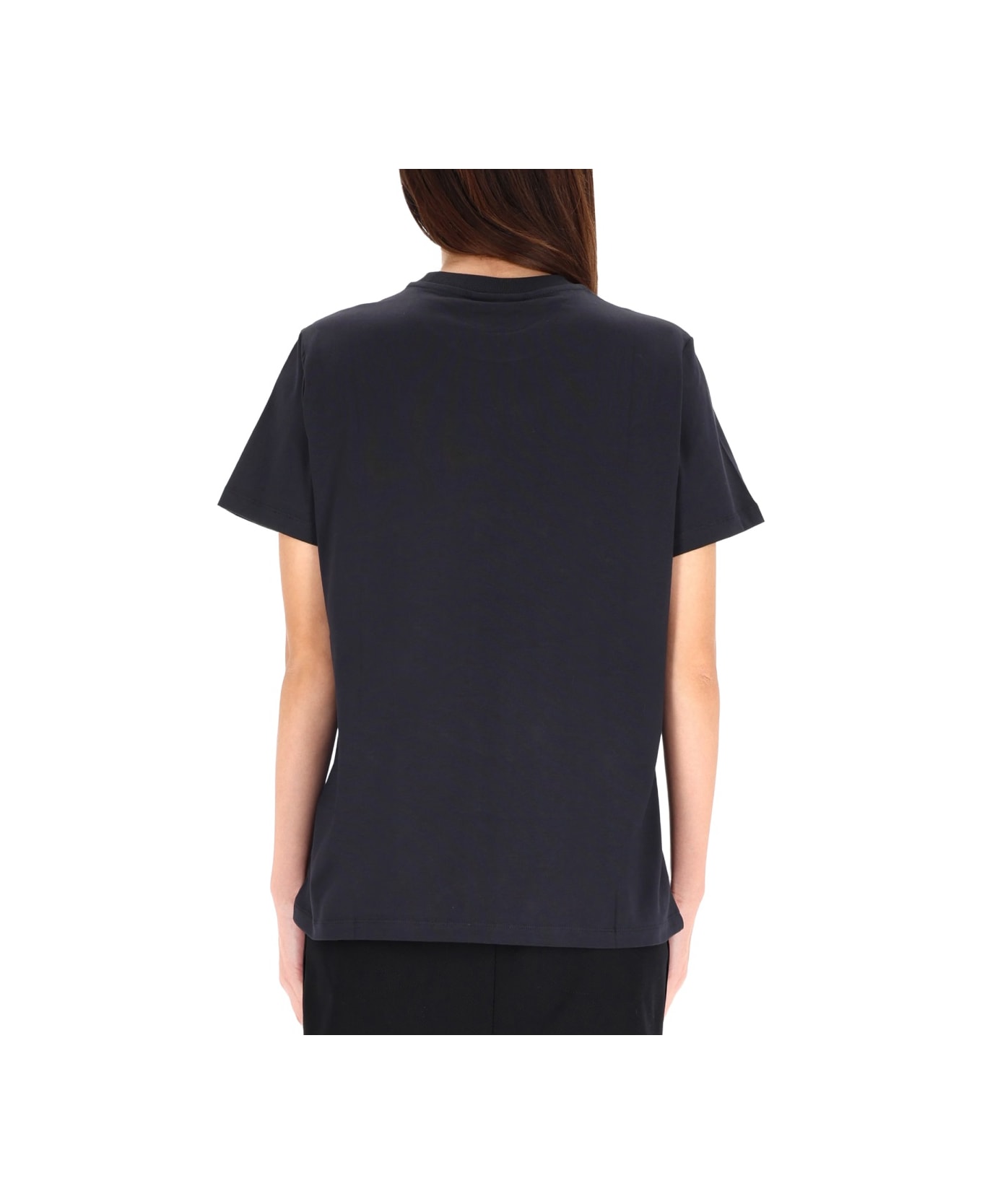 Ganni T-shirt "rose" - CHARCOAL