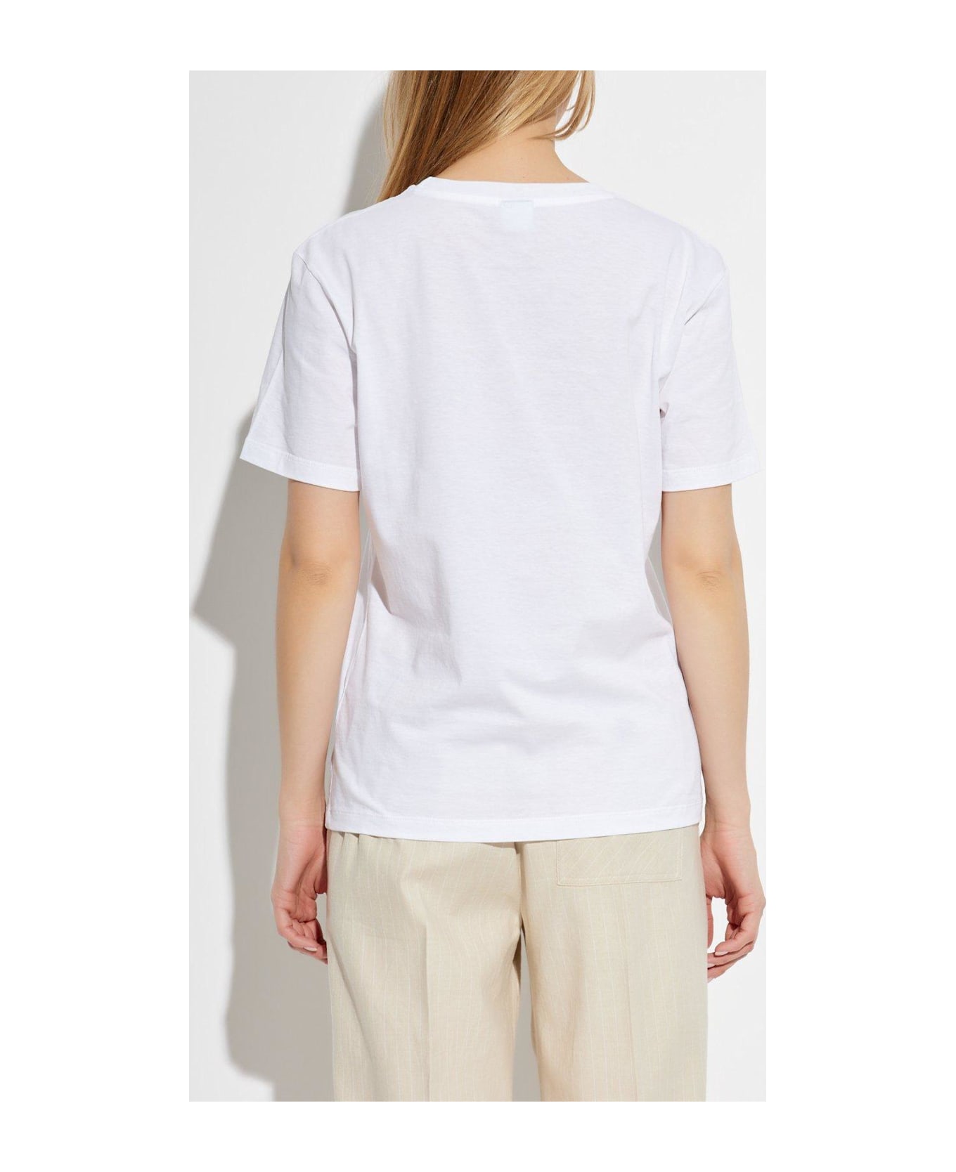 Paul Smith Heart Printed Crewneck T-shirt - White