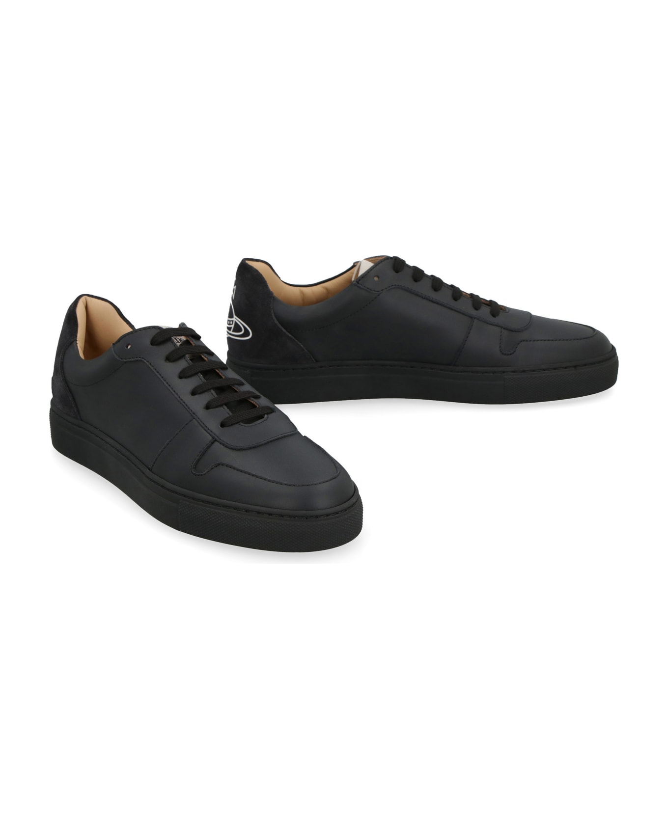 Vivienne Westwood Leather Low-top Sneakers - black