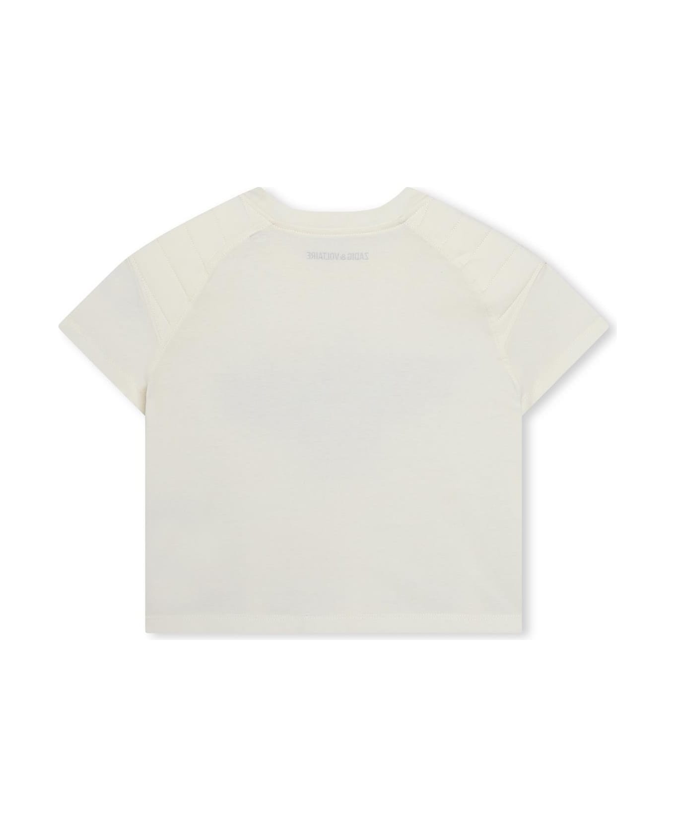 Zadig & Voltaire T-shirt Con Stampa - Crema Tシャツ＆ポロシャツ