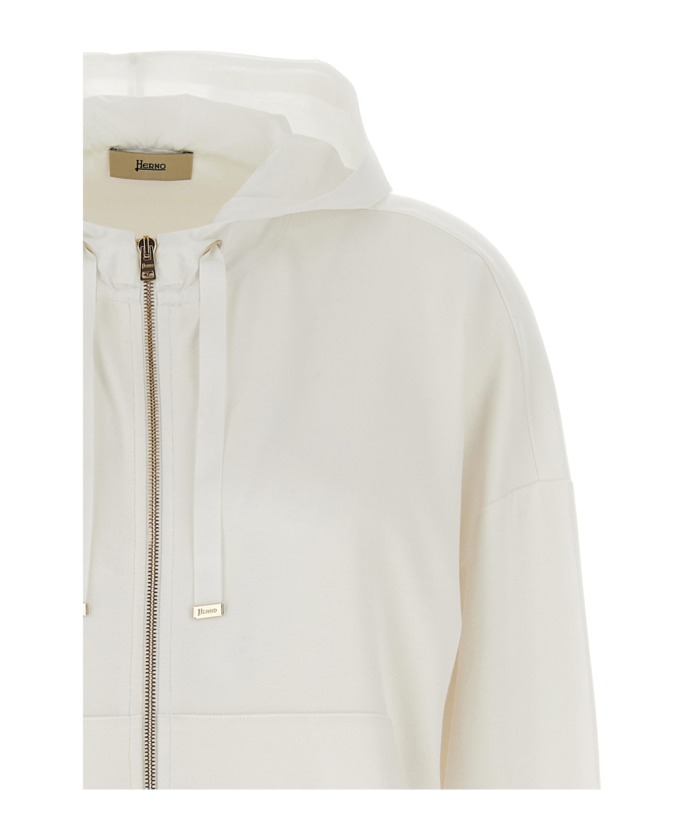 Herno Tech Hoodie - White