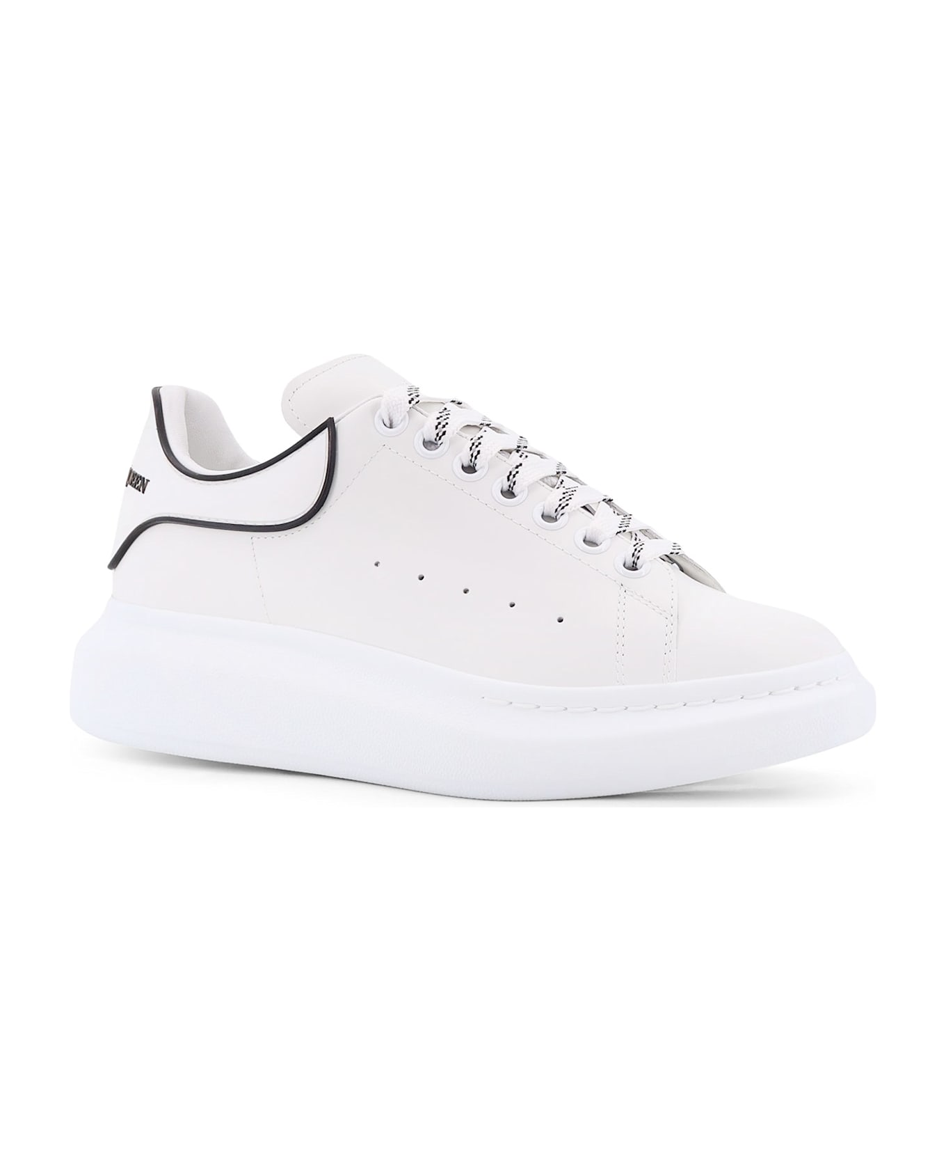 Alexander McQueen Oversize Leather Low-top Sneakers - White