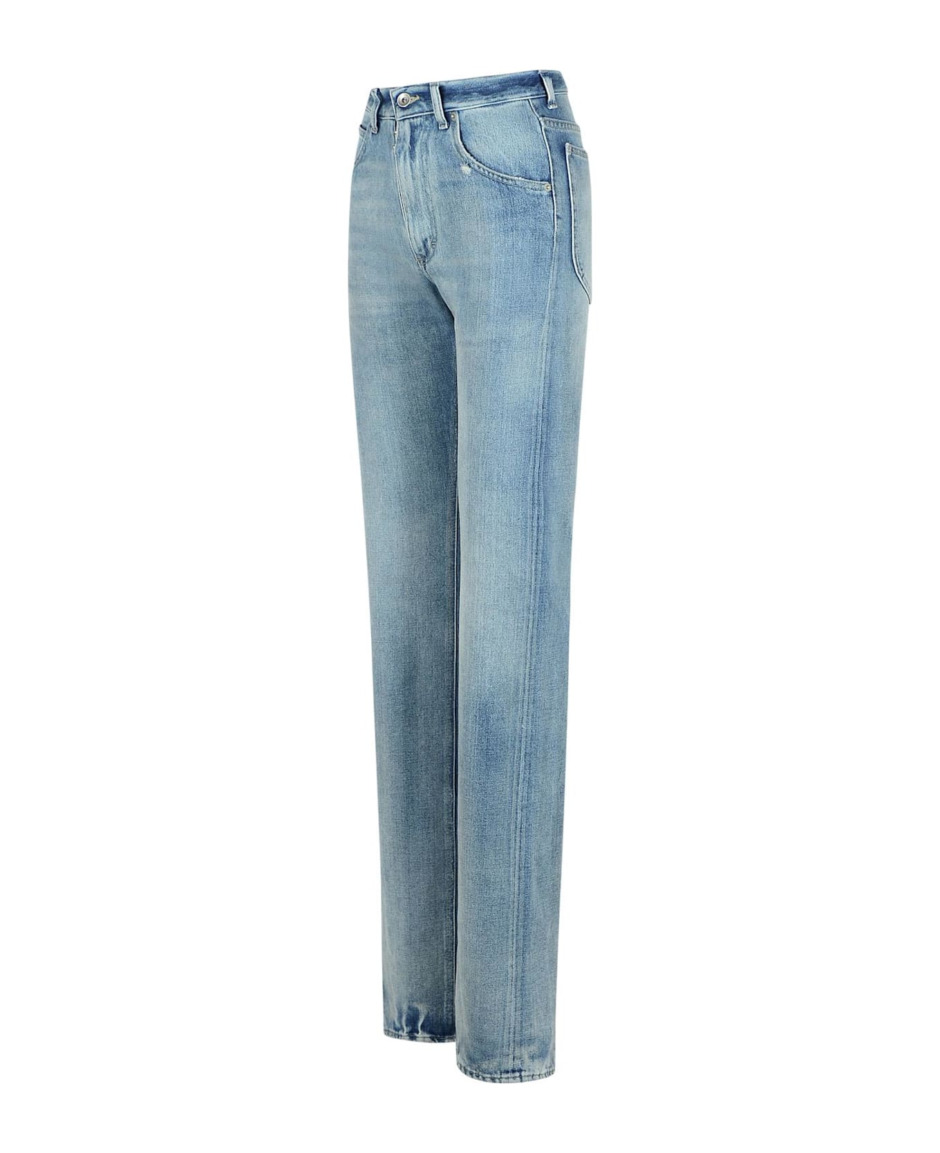 Maison Margiela 'straight' Light Blue Denim Jeans - BLUE