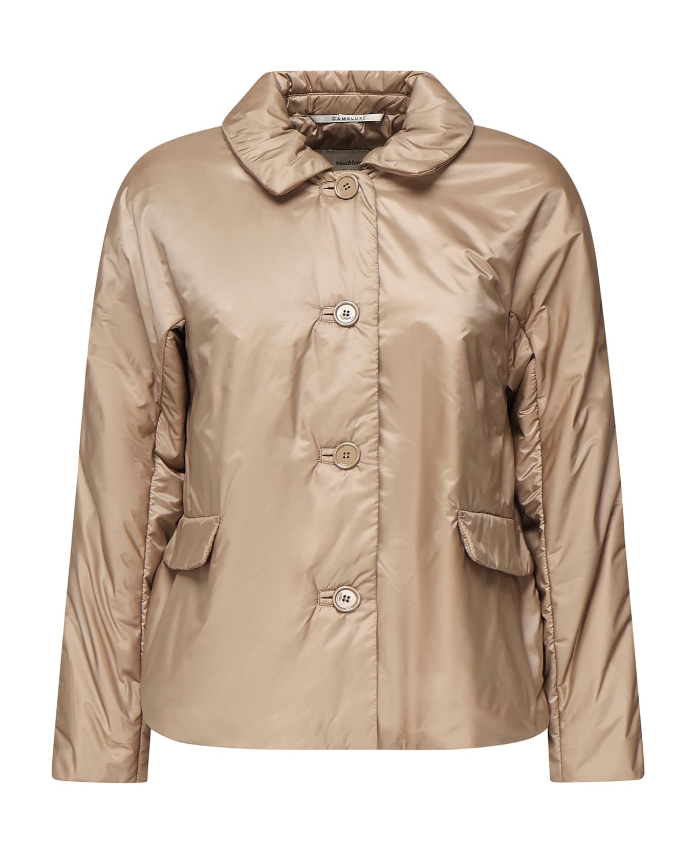 Max Mara The Cube Greens Waterproof Padded Jacket - Brown