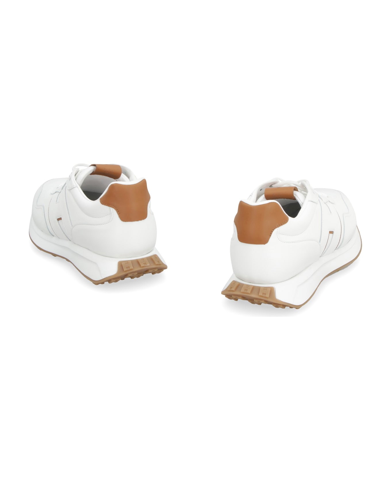 Hogan H601 Leather Low-top Sneakers - White