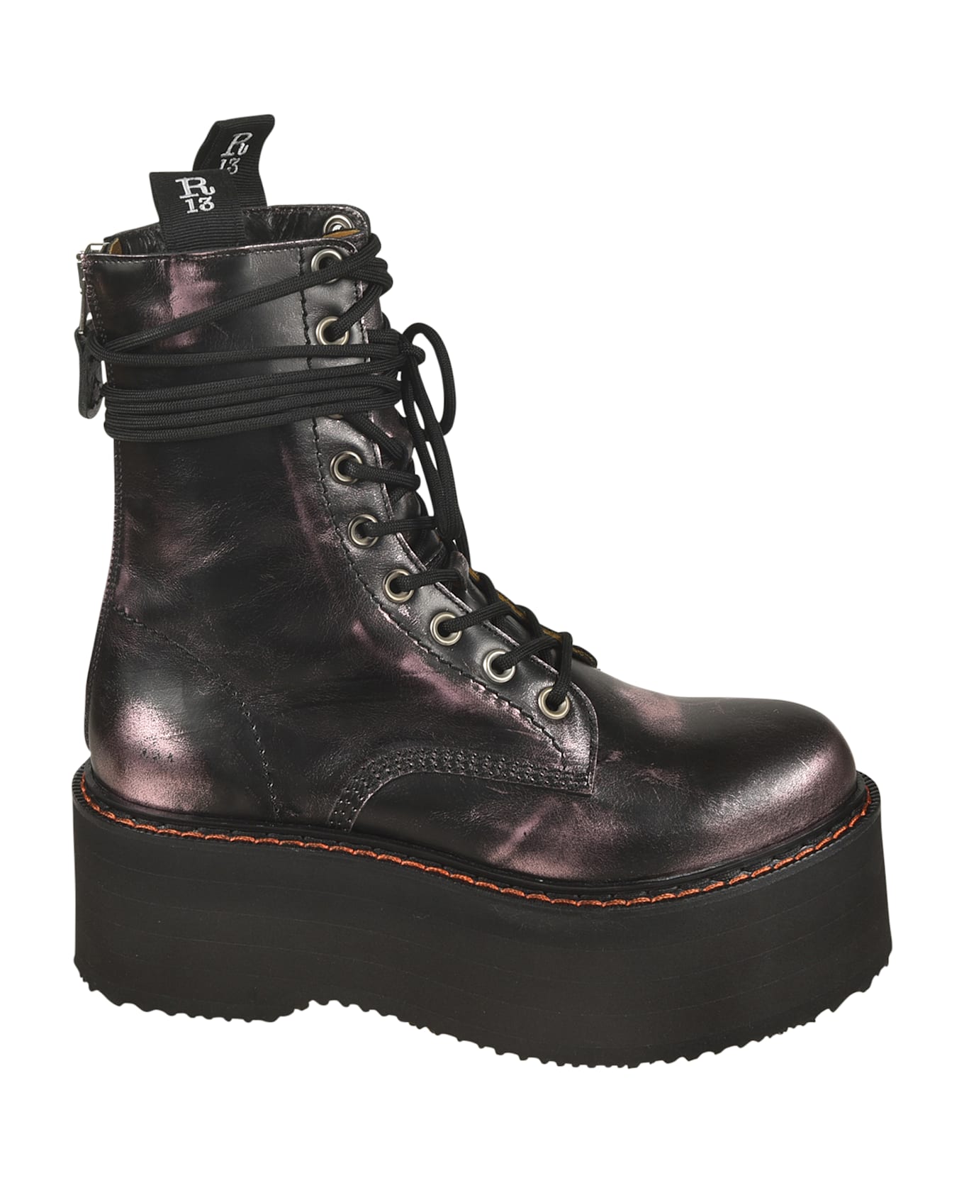 R13 Double-stack Boots - Black