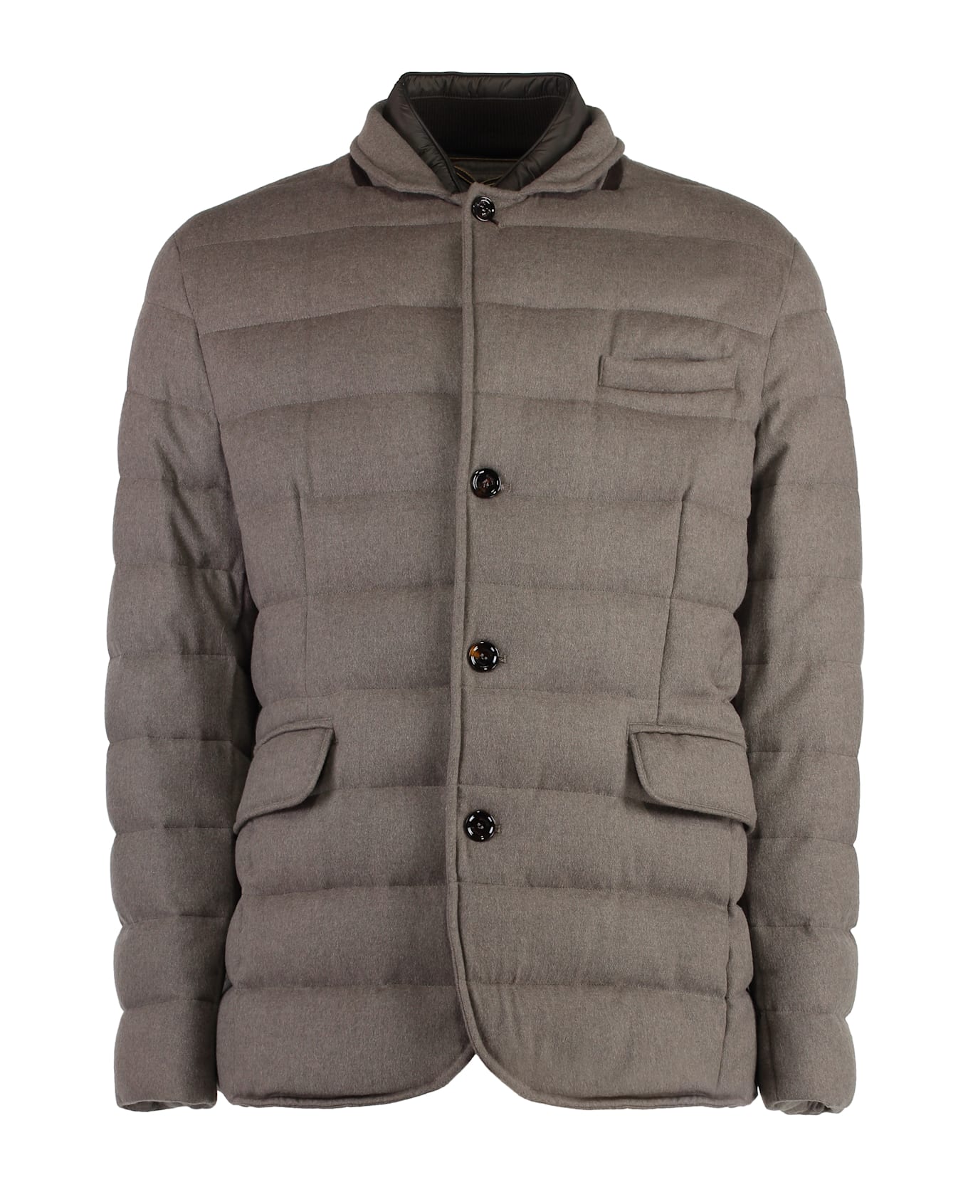 Moorer Nomos Short Down Jacket - brown