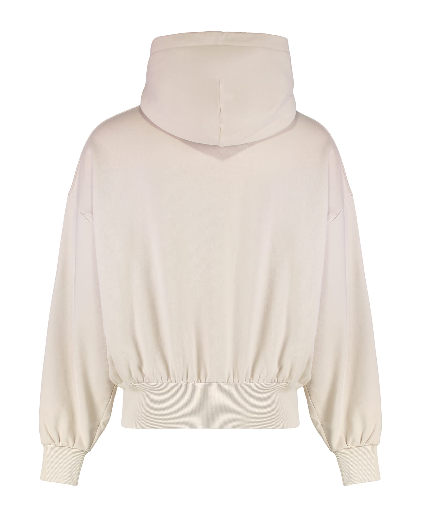 Dolce 
Gabbana Hooded Sweatshirt In Jersey With Print - Beige