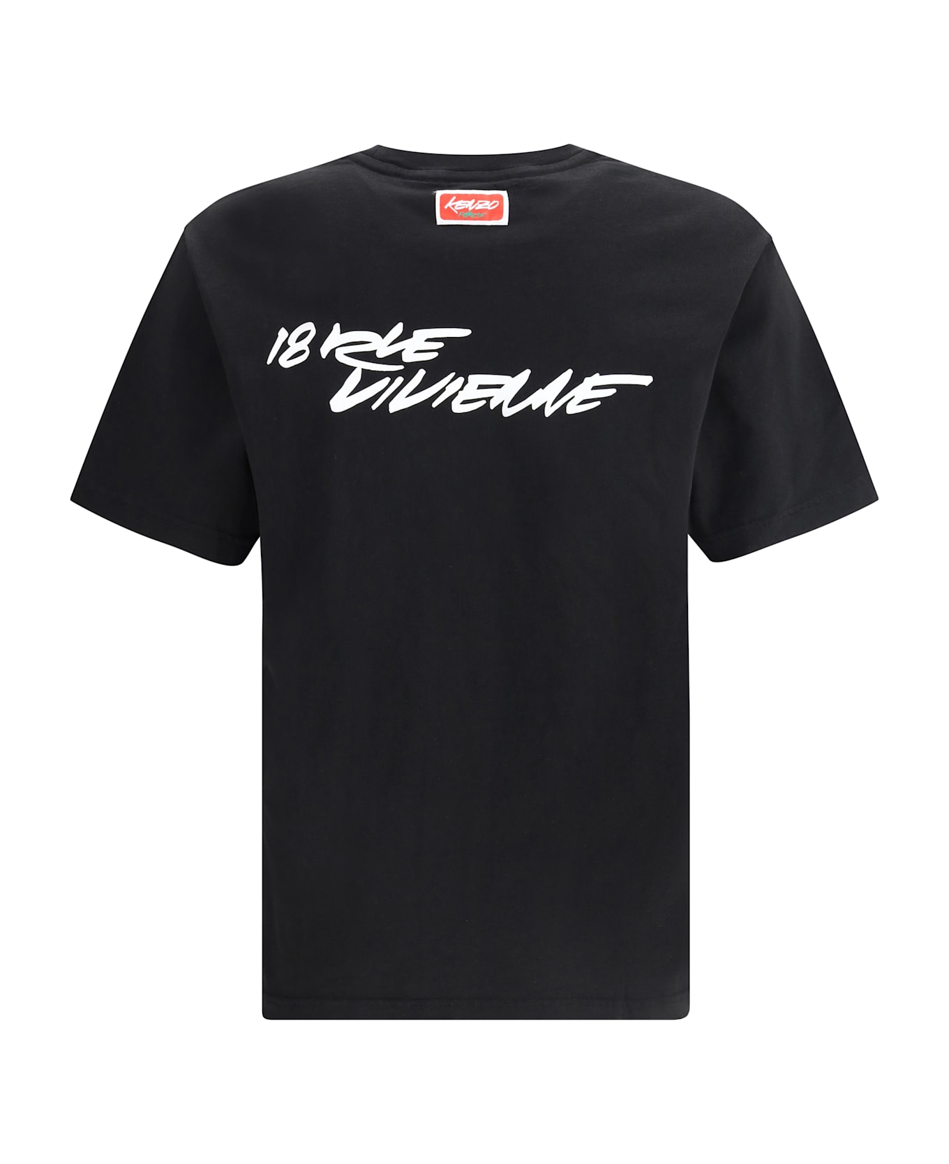 Kenzo Futura 2000 Cotton T-shirt - Black